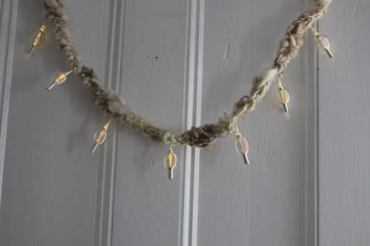GARLAND Crochet Light Fixtures (Free Handspun Project)
