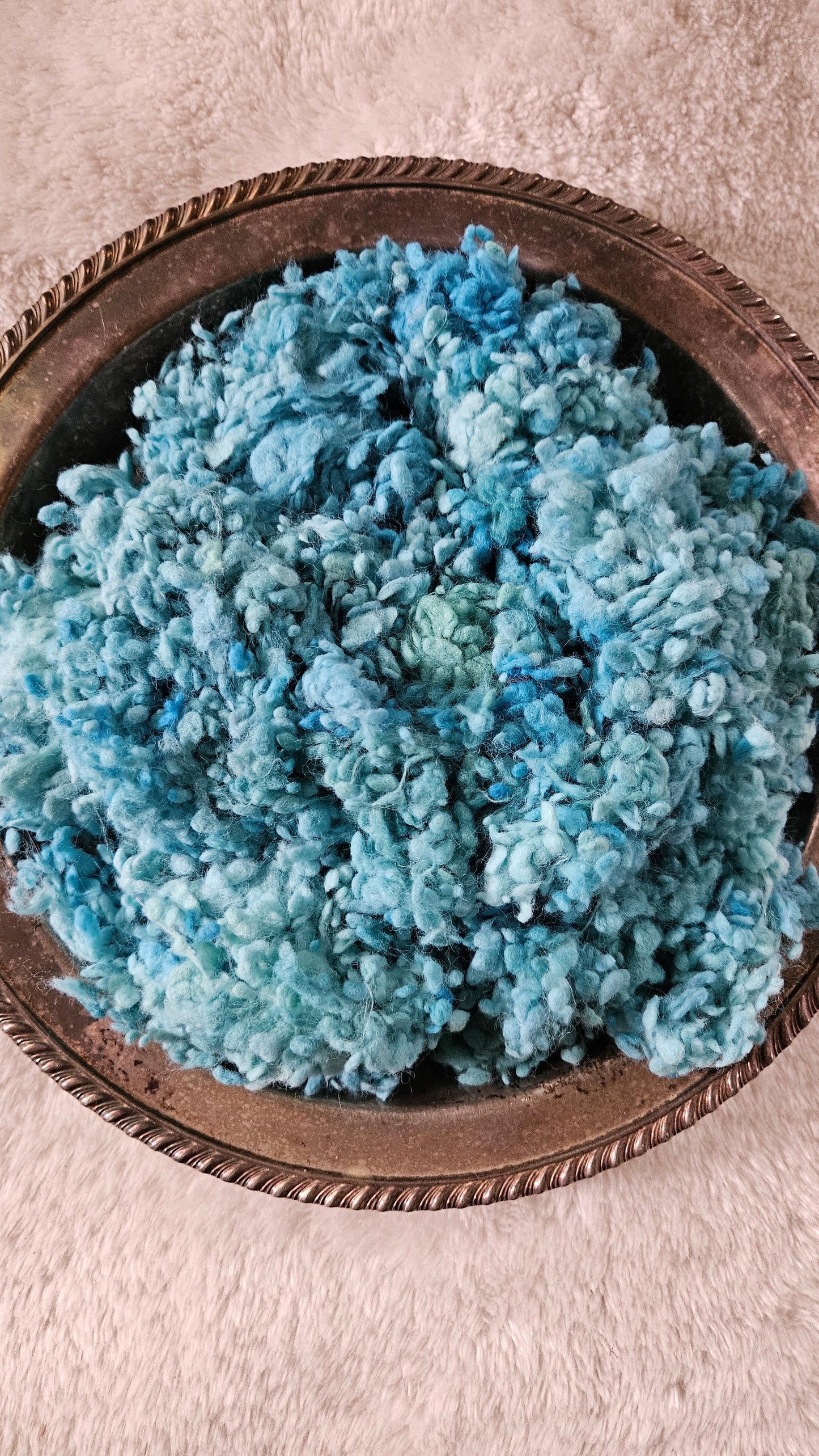 FORGET ME NOT Dyed Cotton Nepps - 1 ounce