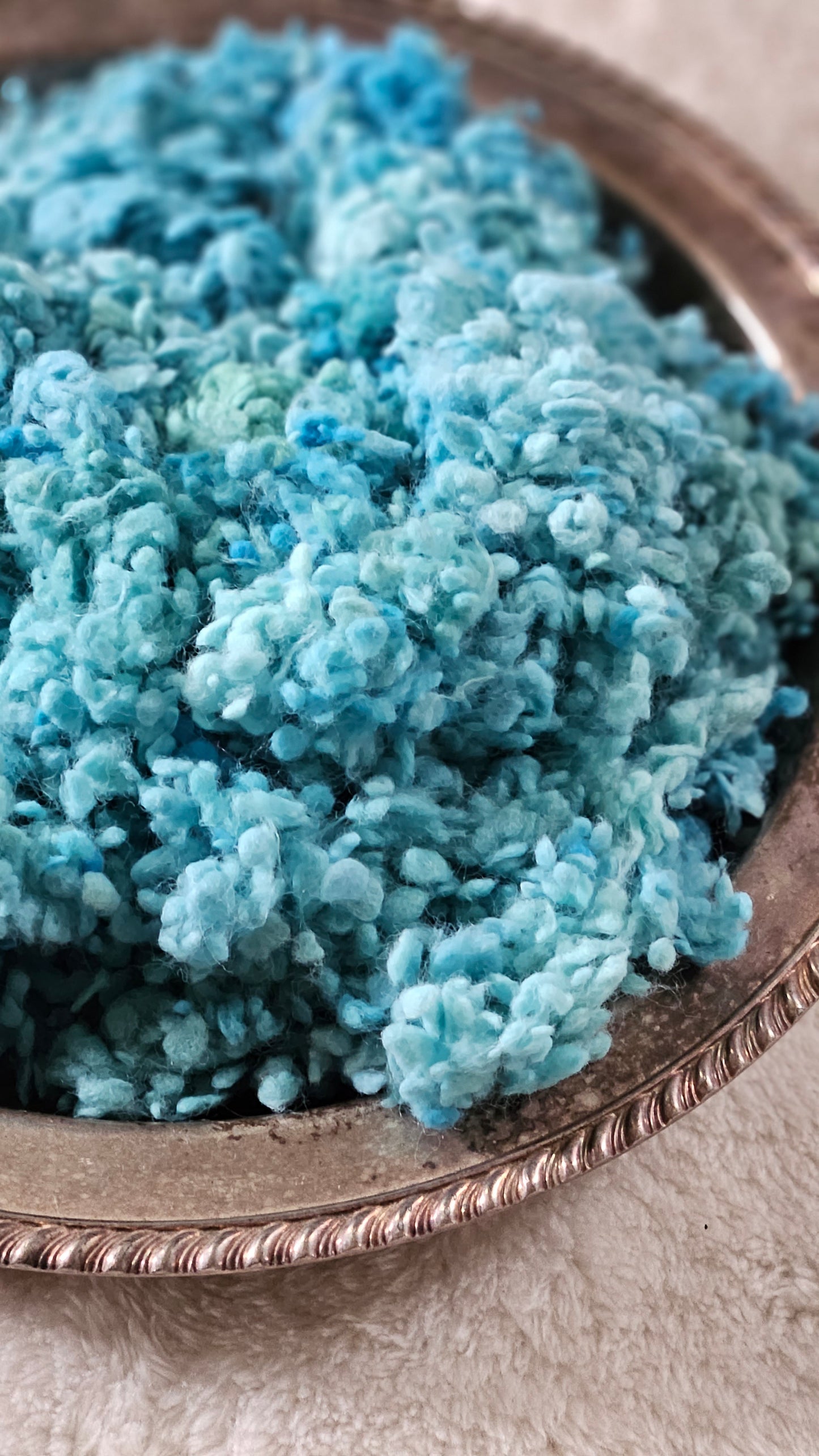 FORGET ME NOT Dyed Cotton Nepps - 1 ounce