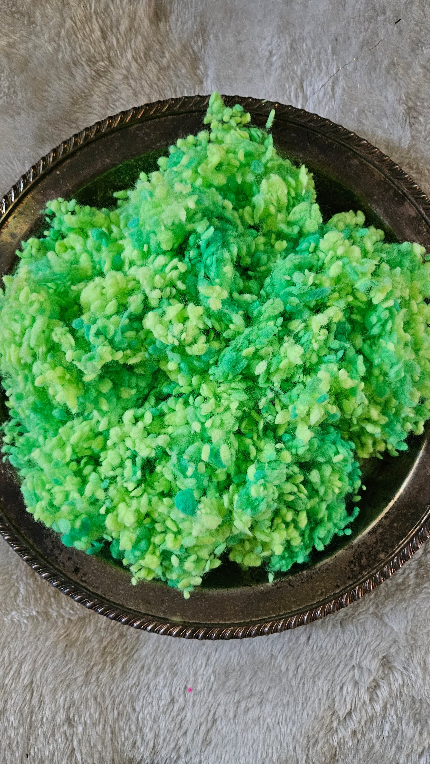 WASABI Dyed Cotton Nepps - 1 ounce