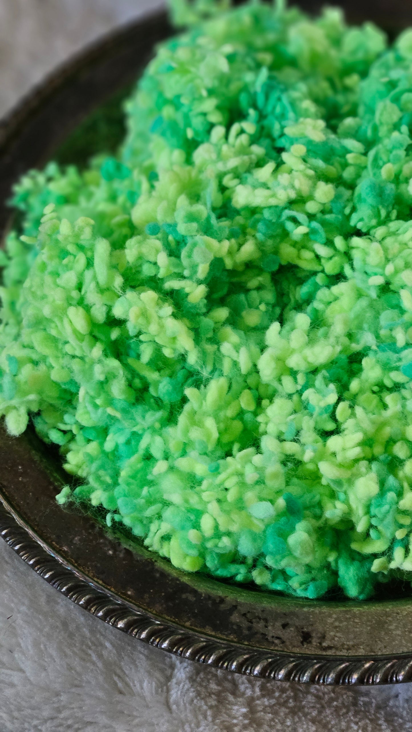 WASABI Dyed Cotton Nepps - 1 ounce