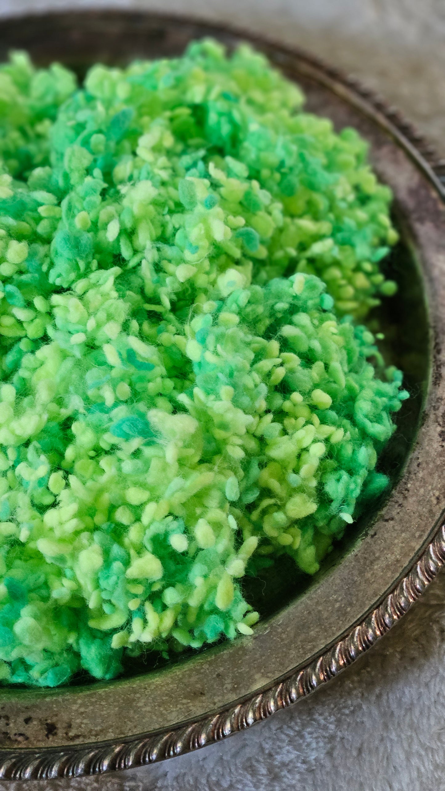 WASABI Dyed Cotton Nepps - 1 ounce