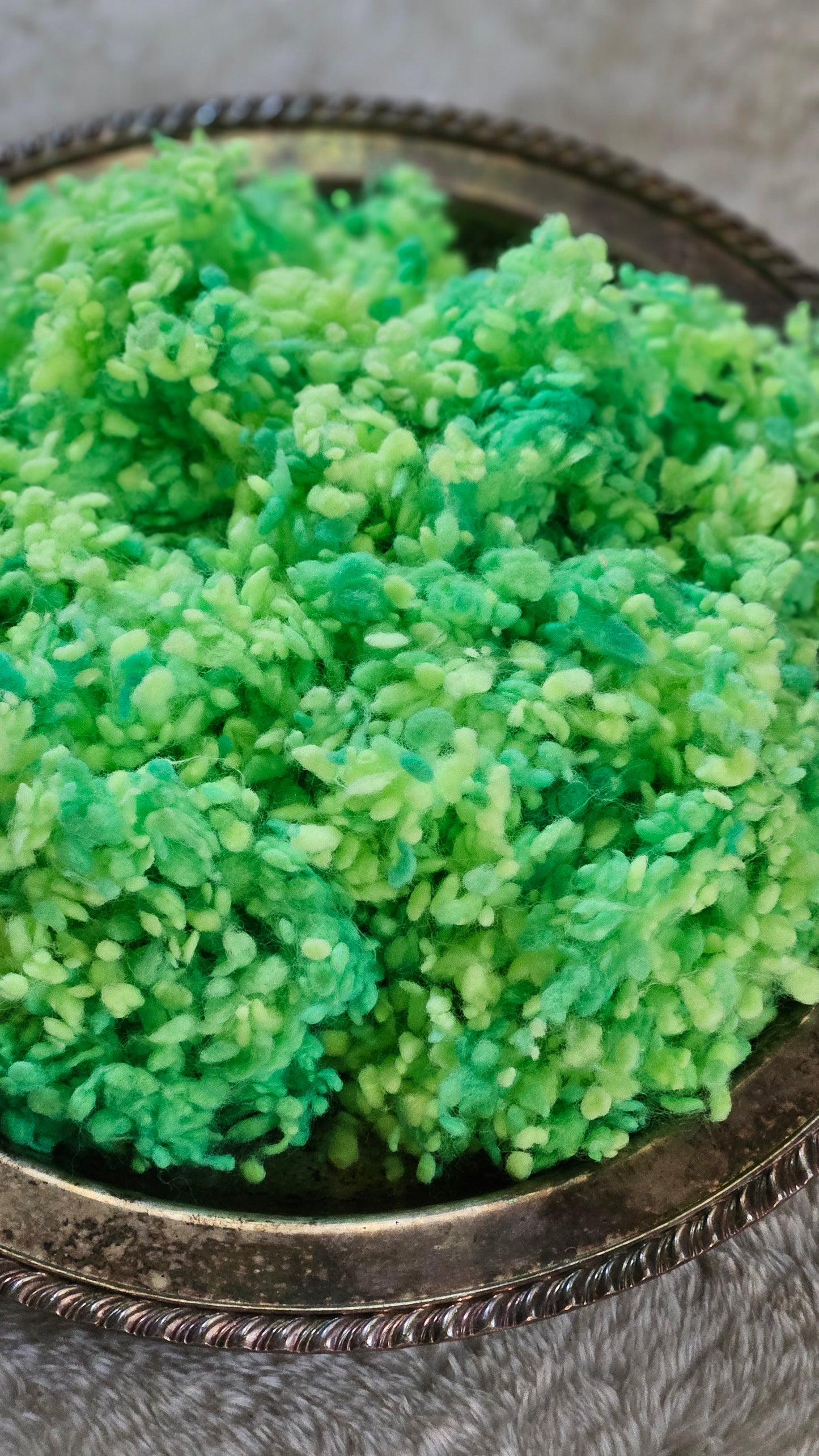WASABI Dyed Cotton Nepps - 1 ounce
