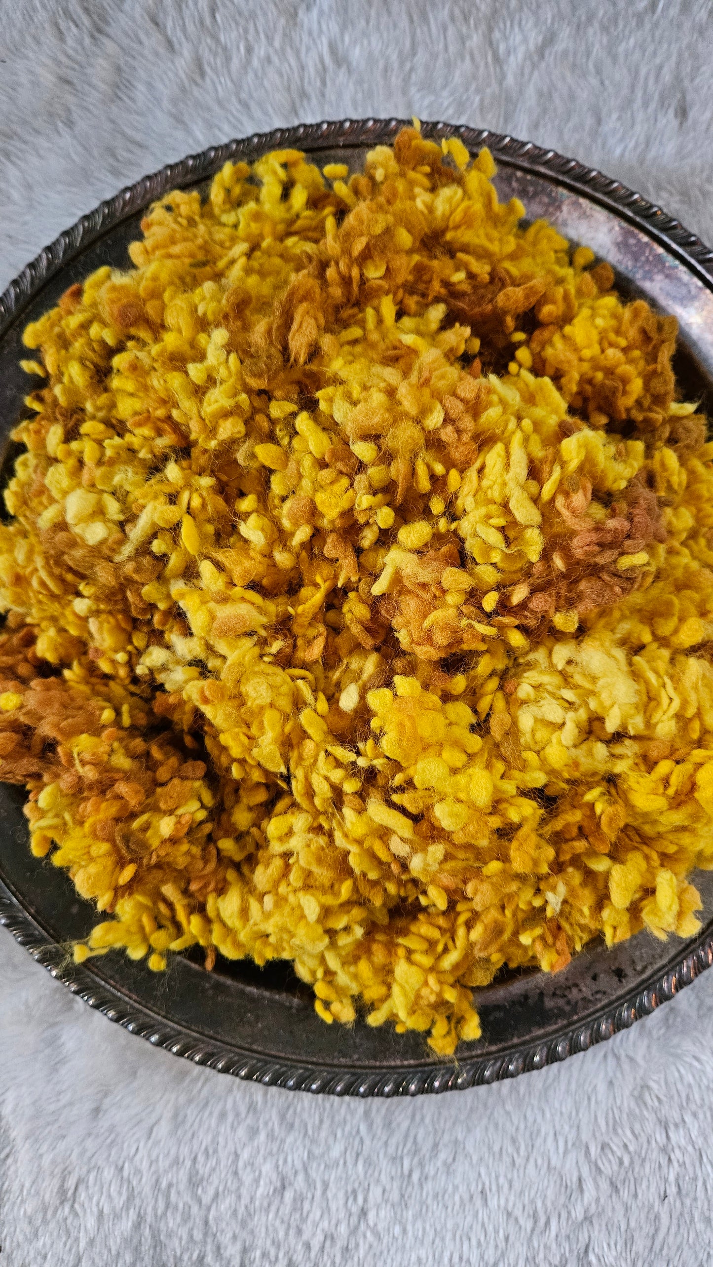 SUNFLOWER Dyed Cotton Nepps - 1 ounce