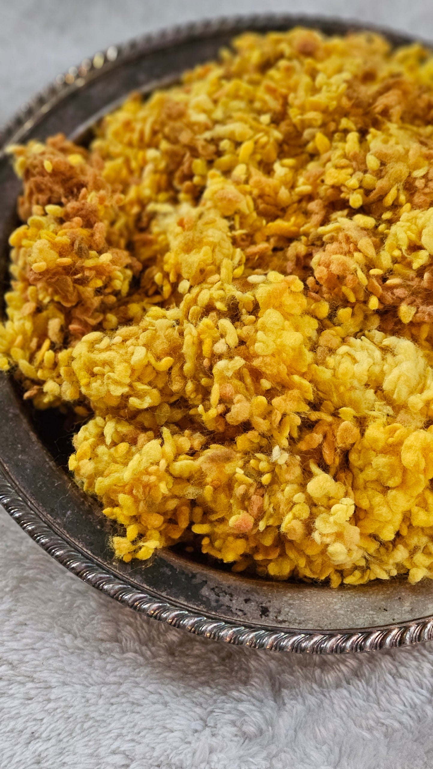 SUNFLOWER Dyed Cotton Nepps - 1 ounce