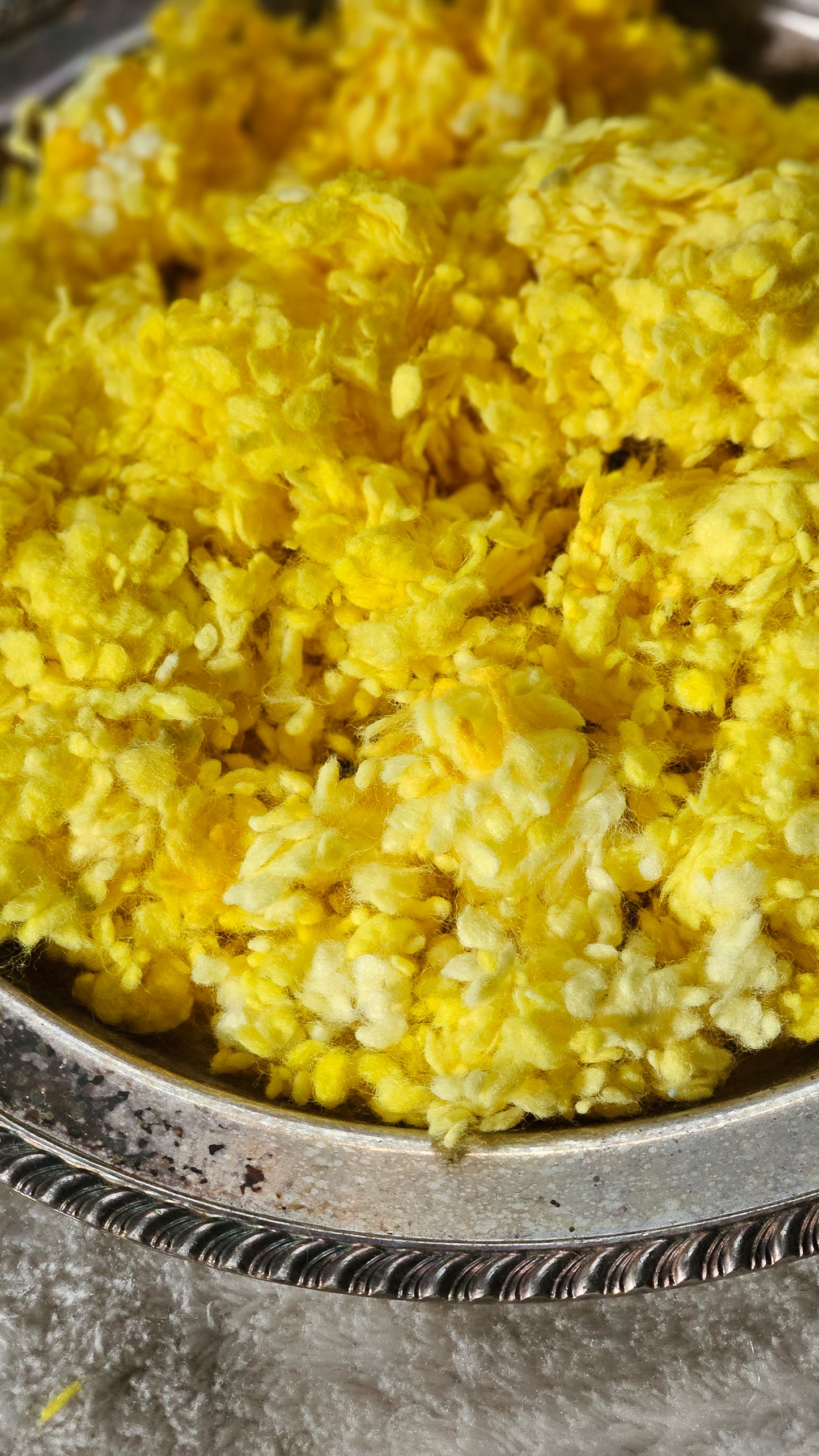 DAFFODIL Dyed Cotton Nepps - 1 ounce