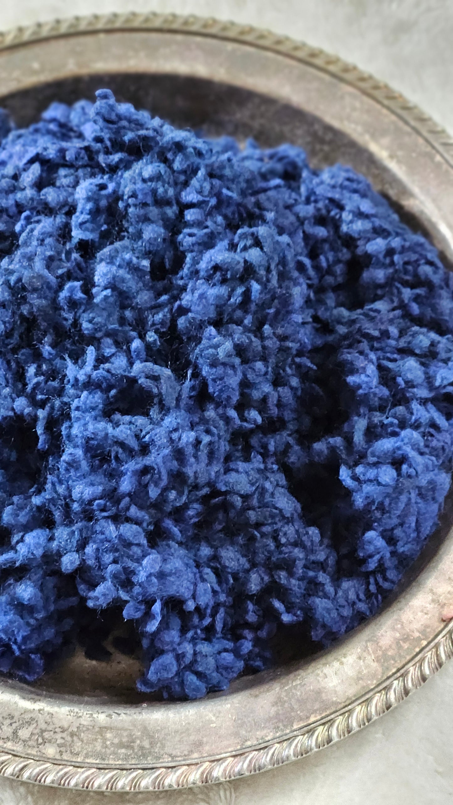 CORNFLOWER Dyed Cotton Nepps - 1 ounce