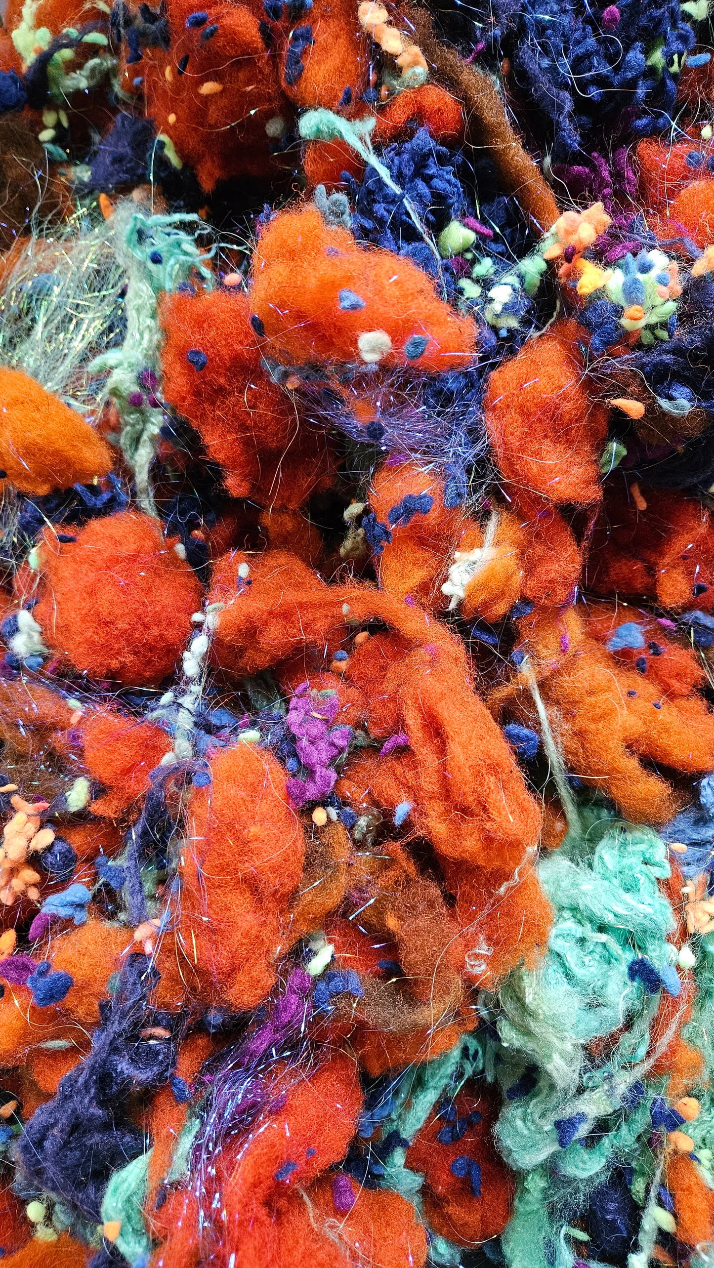 FIRE OPAL Fiber Art Texture Blend - 1.5 oz