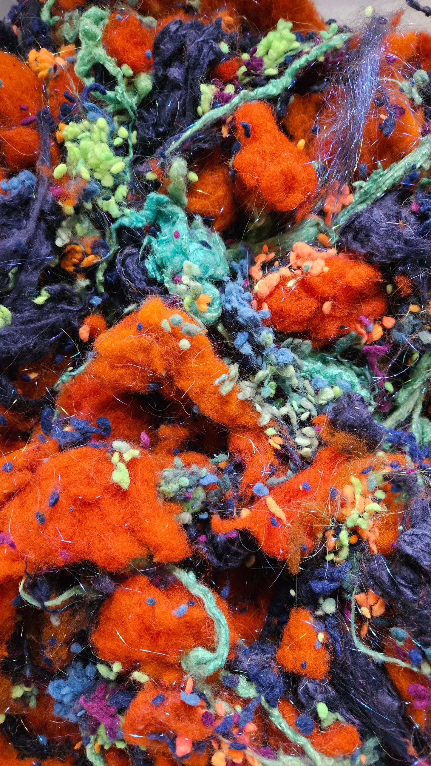 FIRE OPAL Fiber Art Texture Blend - 1.5 oz