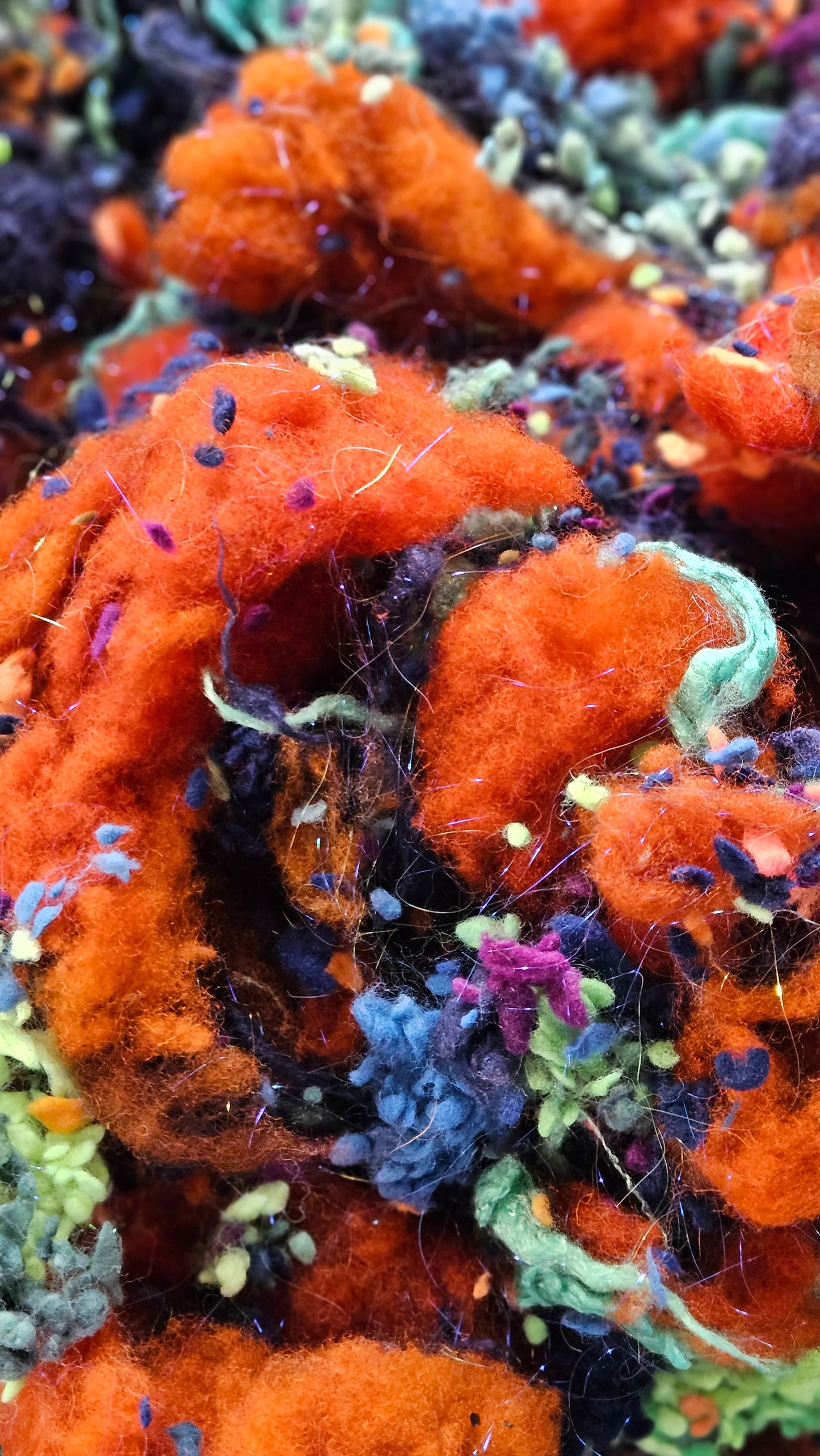 FIRE OPAL Fiber Art Texture Blend - 1.5 oz