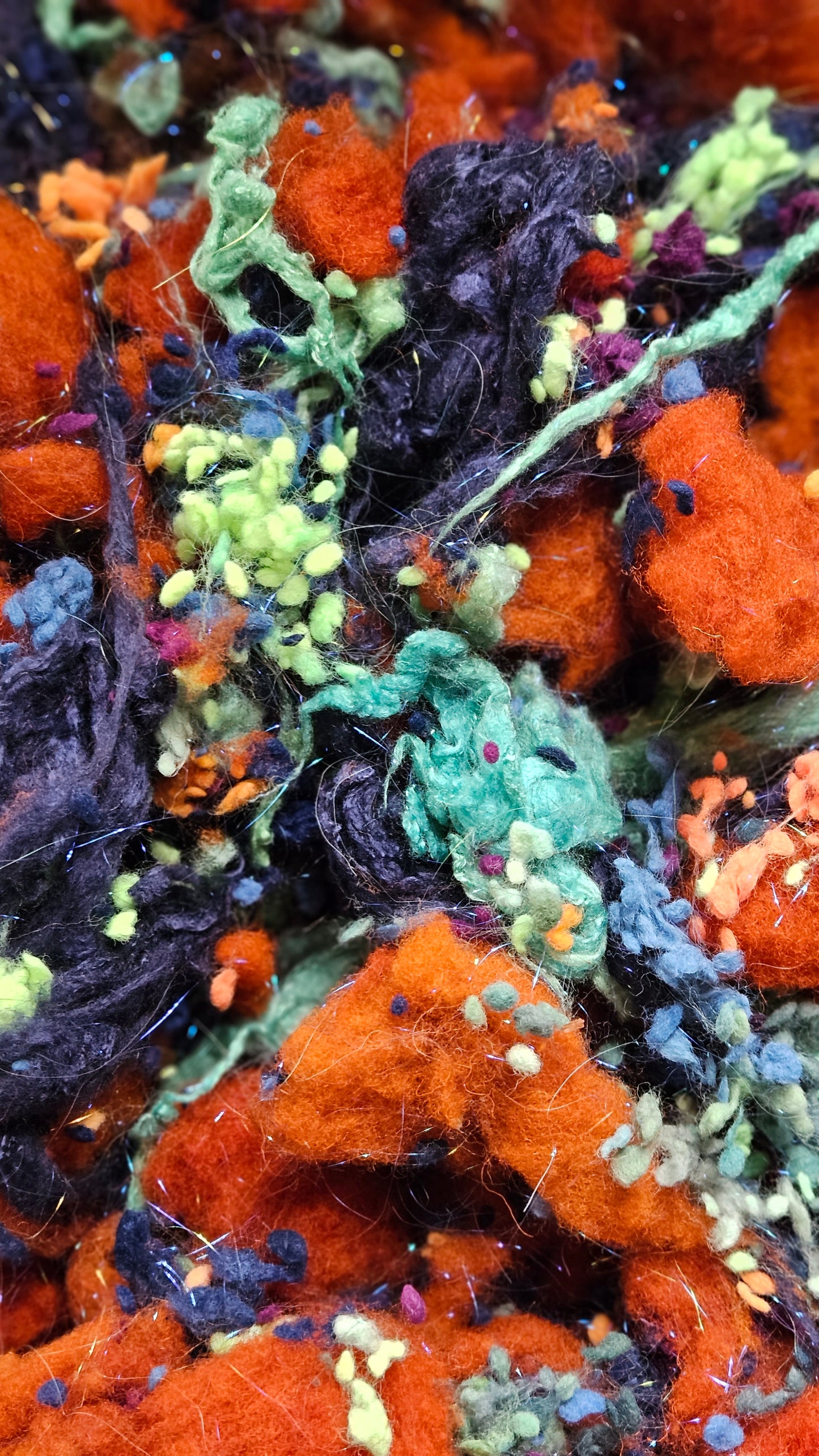 FIRE OPAL Fiber Art Texture Blend - 1.5 oz