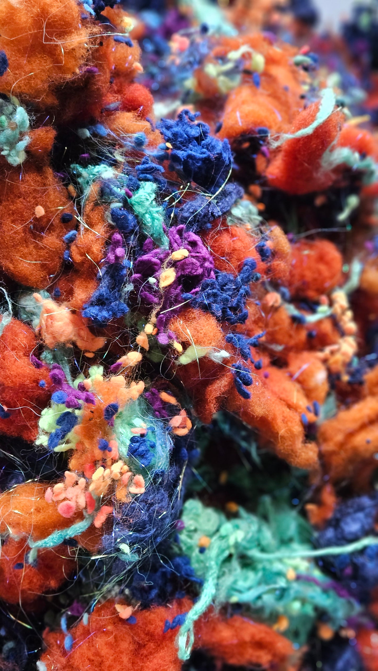 FIRE OPAL Fiber Art Texture Blend - 1.5 oz