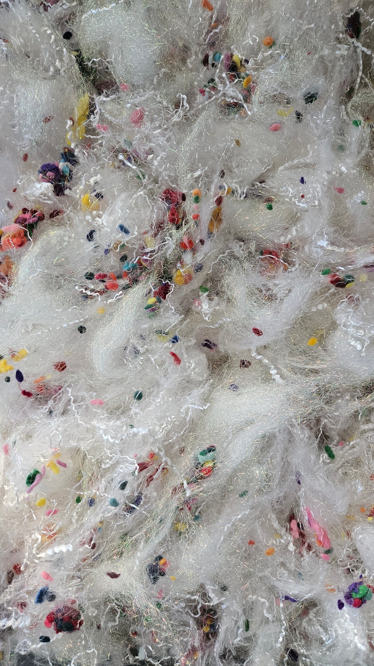 TURKISH DELIGHT - faux silk limited edition hand-dyed fiber art texture for blending, felting, and papermaking - 2 oz | 57 g