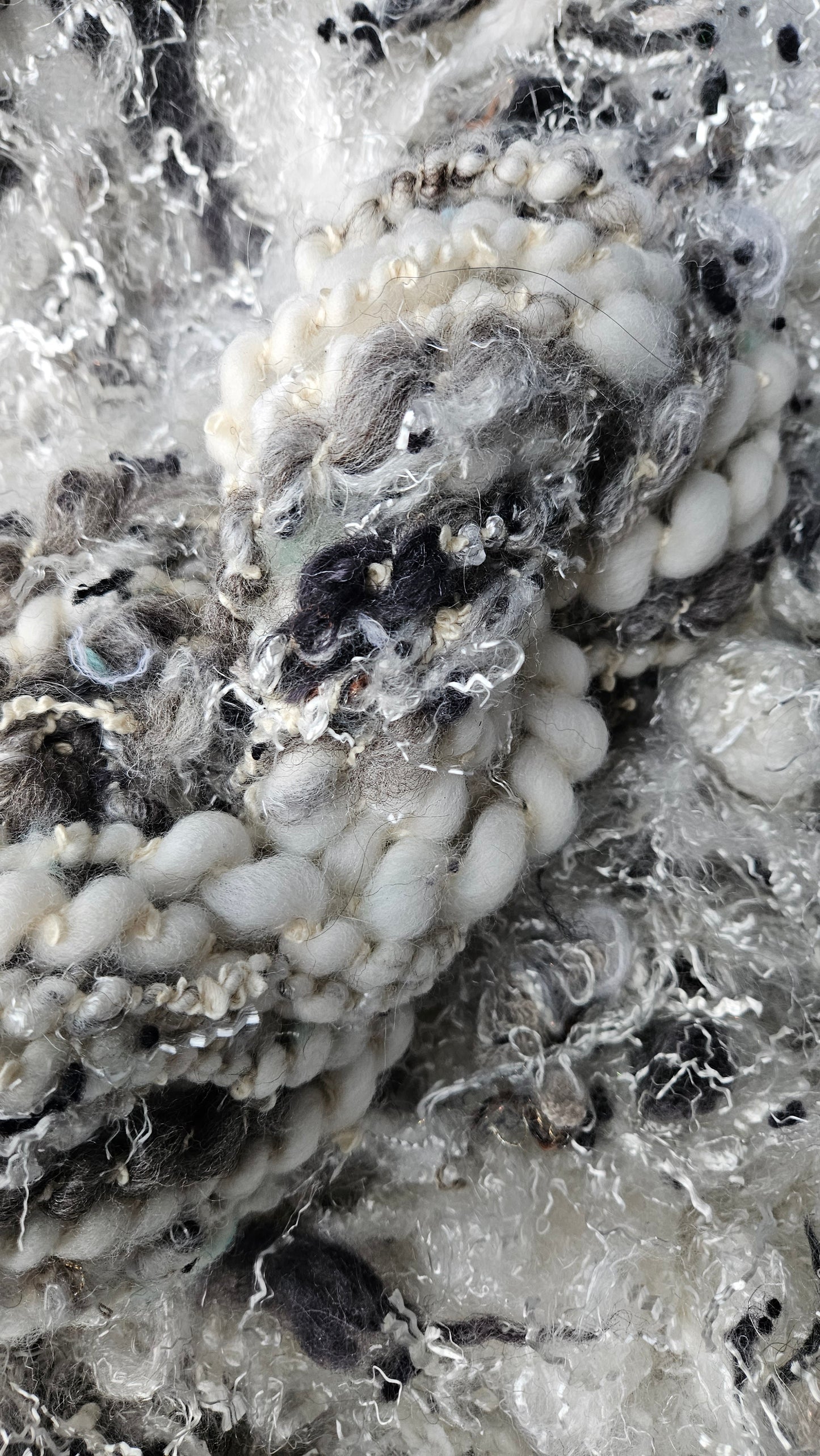 BIRCH GROVE - faux silk limited edition hand-dyed fiber art texture for blending, felting, and papermaking - 2 oz | 57 g