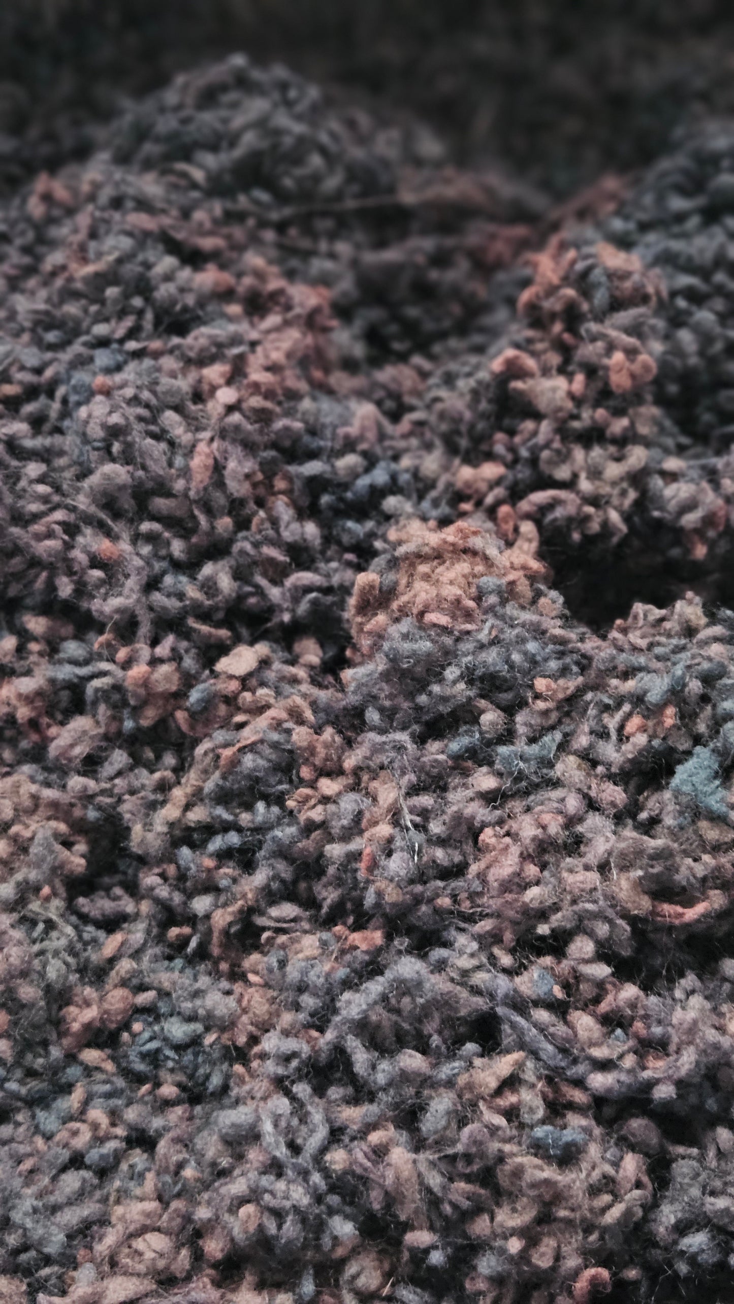 LICORICE Dyed Cotton Nepps - 1 ounce