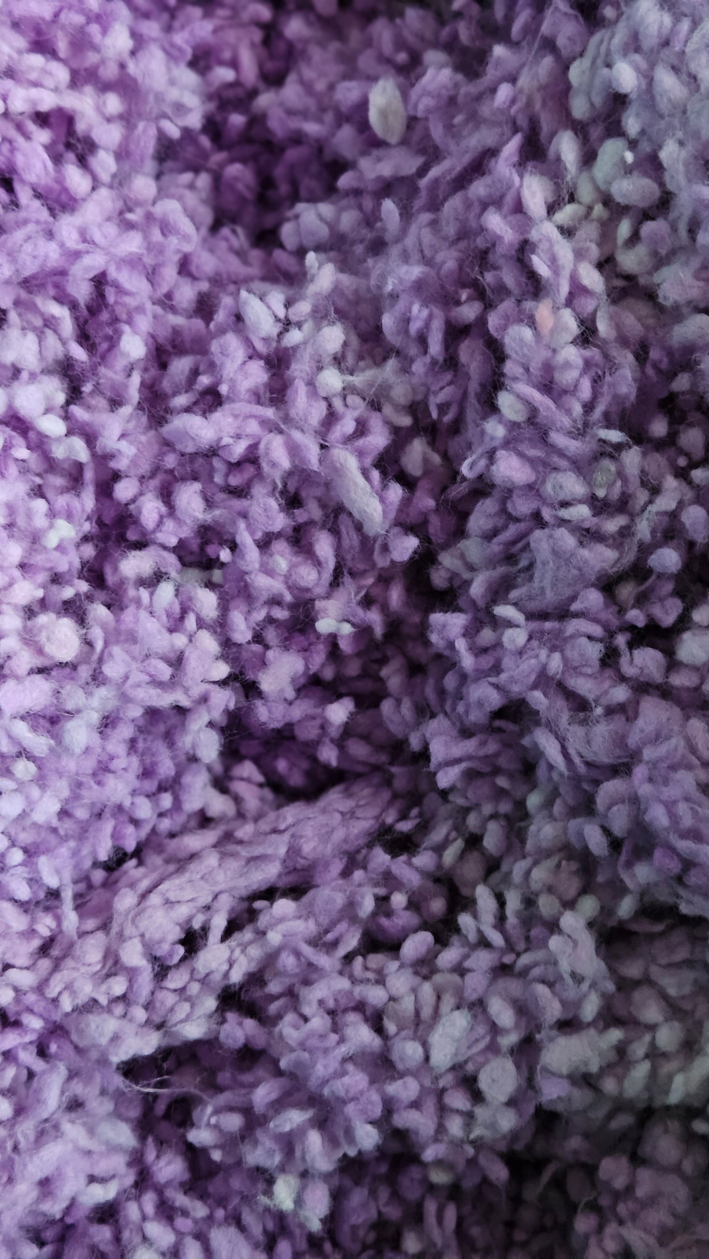 HYACINTH - rare hand-dyed cotton nepps for fiber blending, felting, and papermaking - 1 oz | 28 g