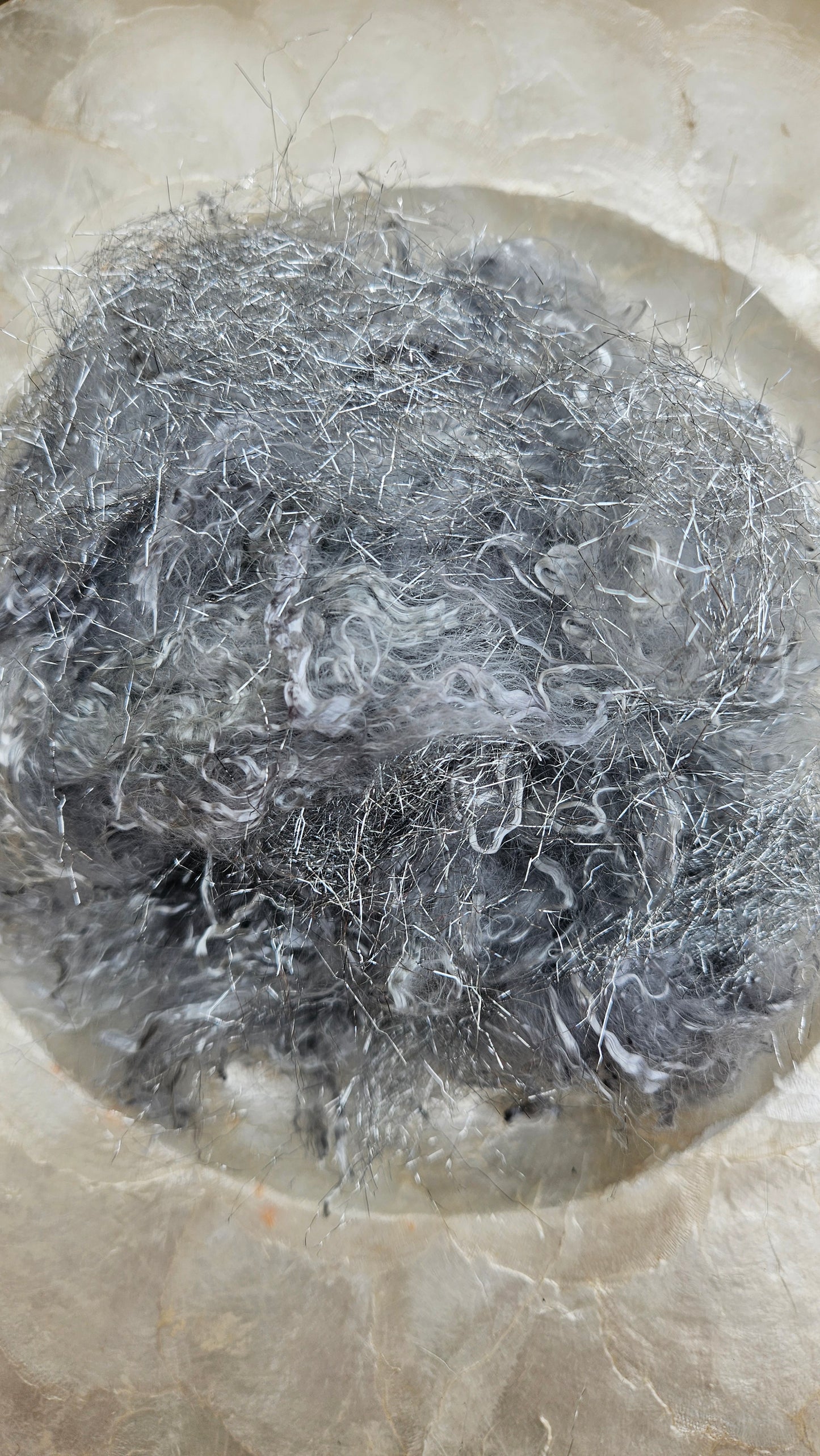 Silver Sparkle Eucalyptus Crimp Blend - 1 ounce