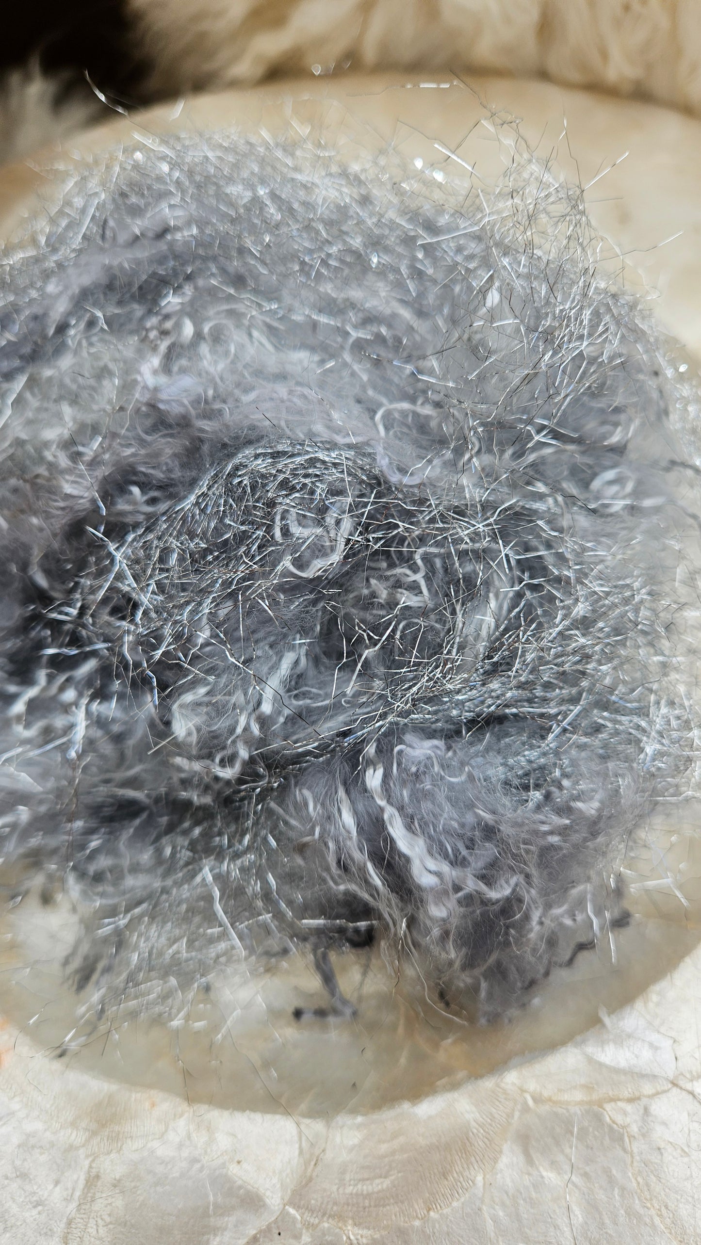 Silver Sparkle Eucalyptus Crimp Blend - 1 ounce