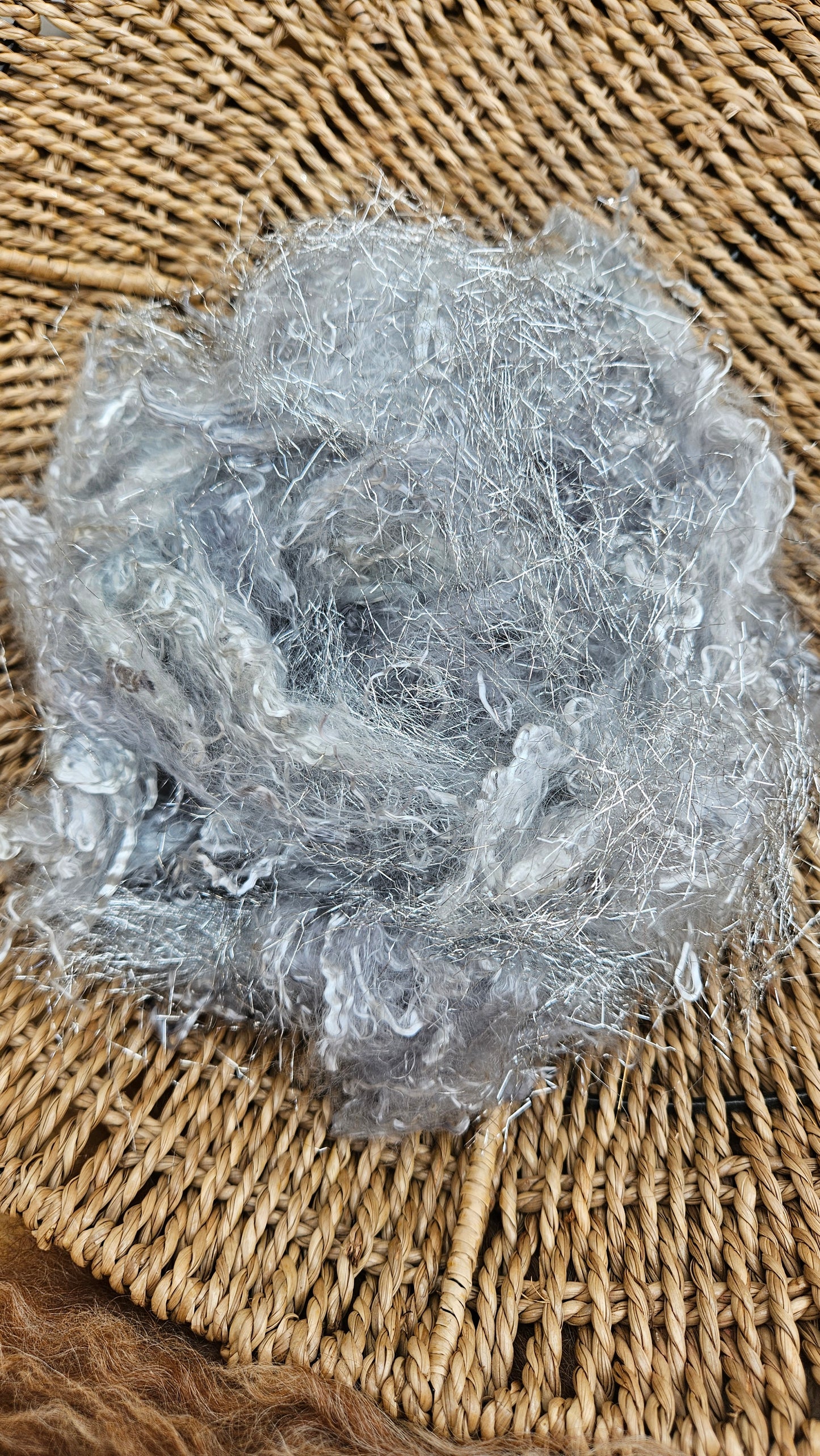Silver Sparkle Eucalyptus Crimp Blend - 1 ounce