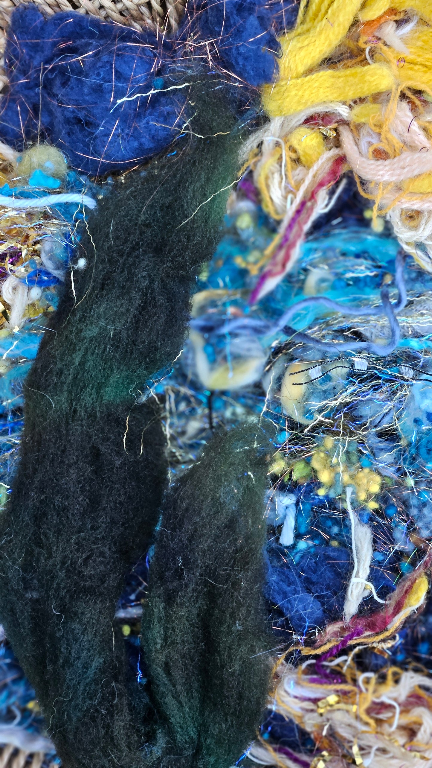 STARRY NIGHT - Van Gogh Inspired Wool Texture Blend - 2.5 oz