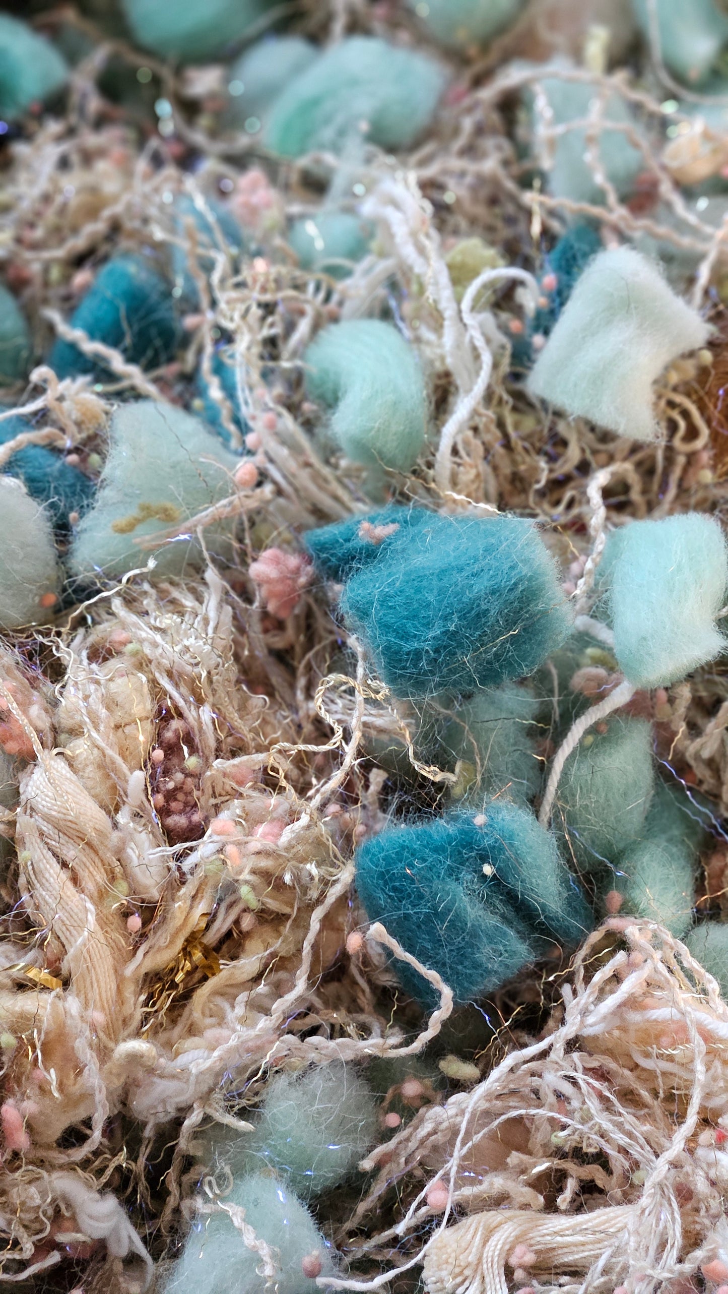 BYZANTINE Alphonse Mucha Inspired Fiber Artist Texture Blend - 2.5 ounces