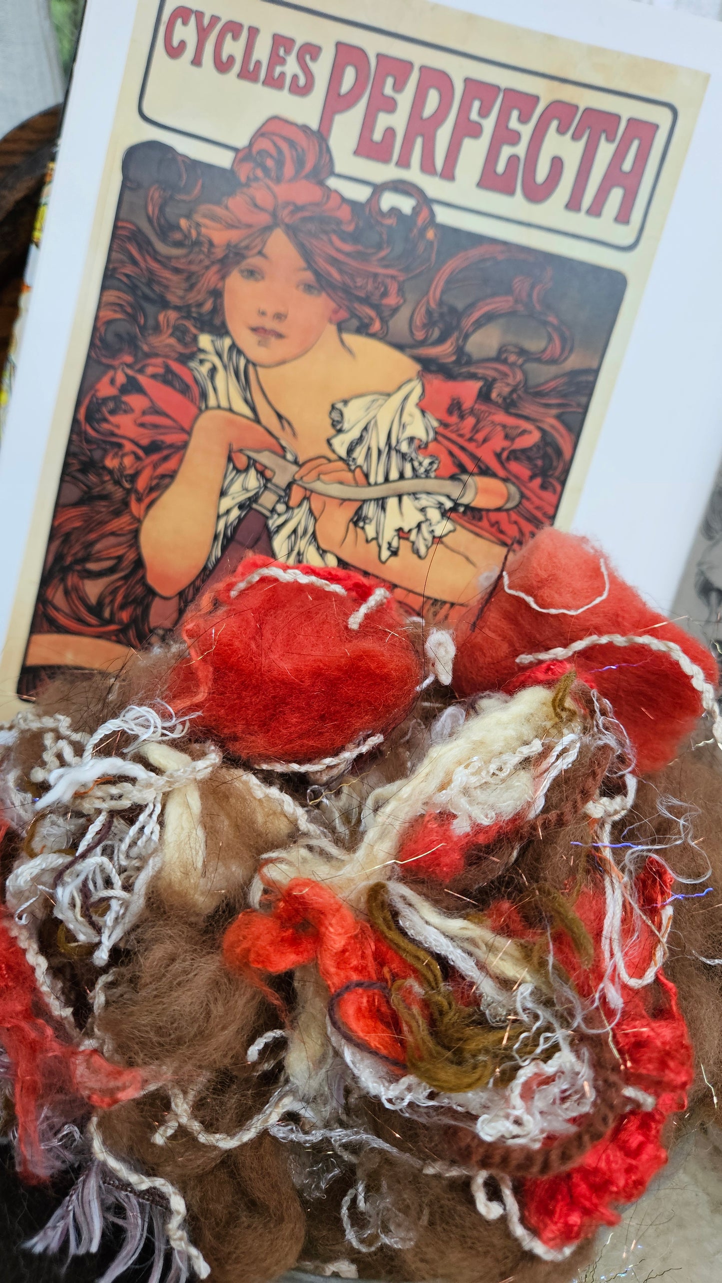 PERFECTA Alphonse Mucha Inspired Inspired Fiber Art Texture Blend Kit - 2.5 ounces