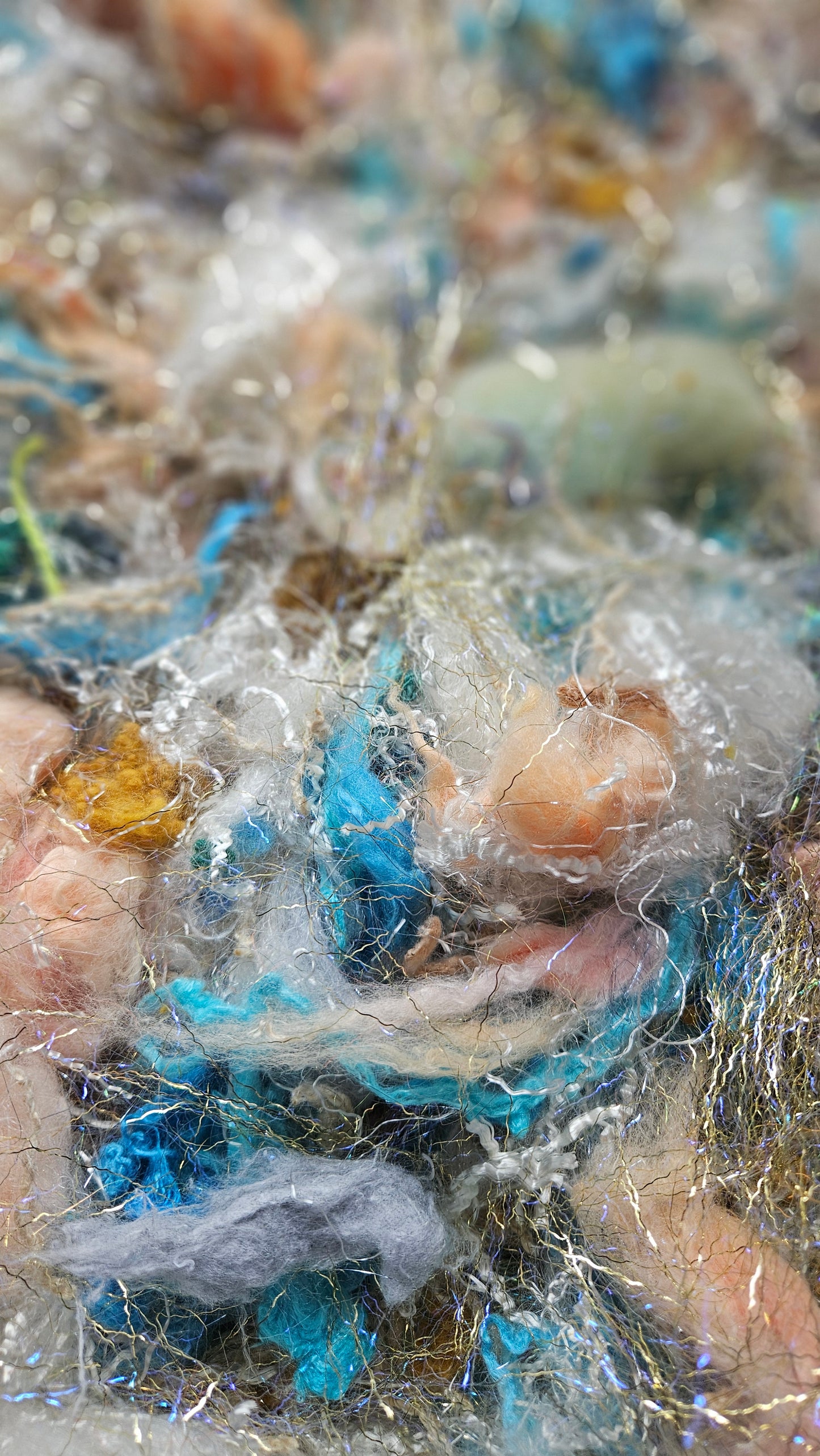 THE DOGES PALACE Renoir Inspired Fiber Art Texture Blend Kit - 2 ounces