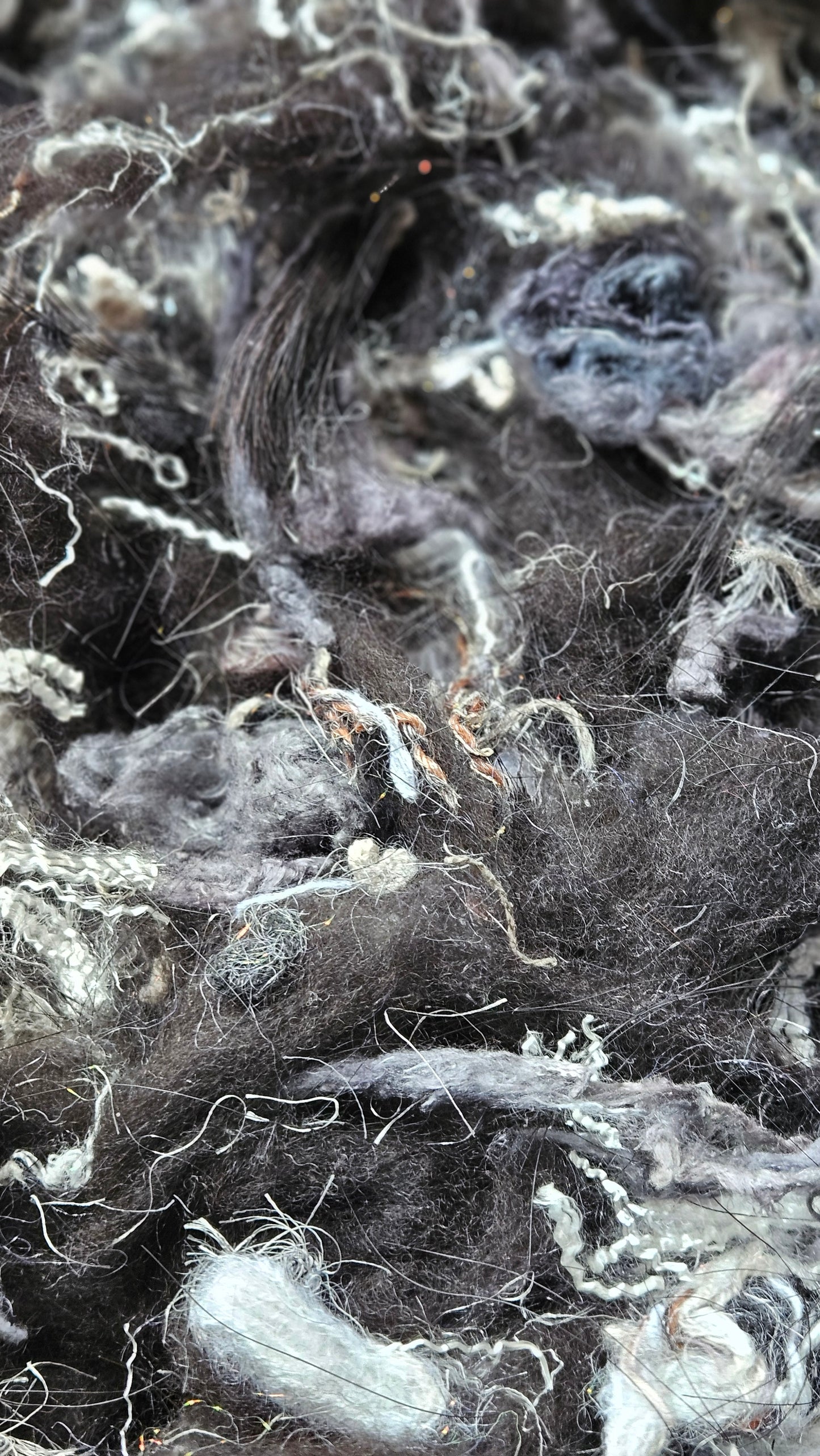 GUERNICA Picasso Inspired Fiber Art Texture Wool Blend - 1 ounce