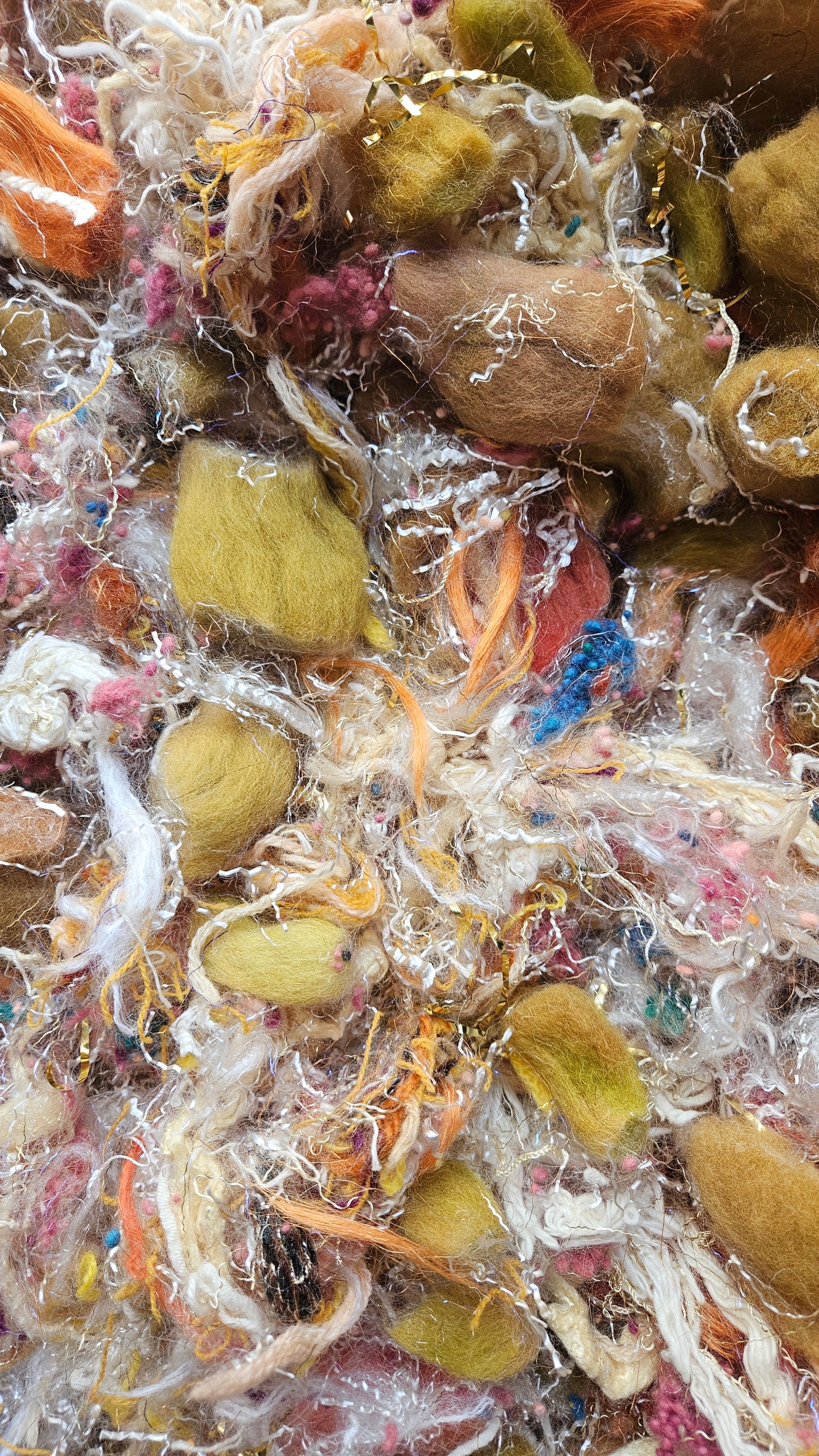 SUMMER Alphonse Mucha Inspired Fiber Art Texture Blend - 2.5 oz