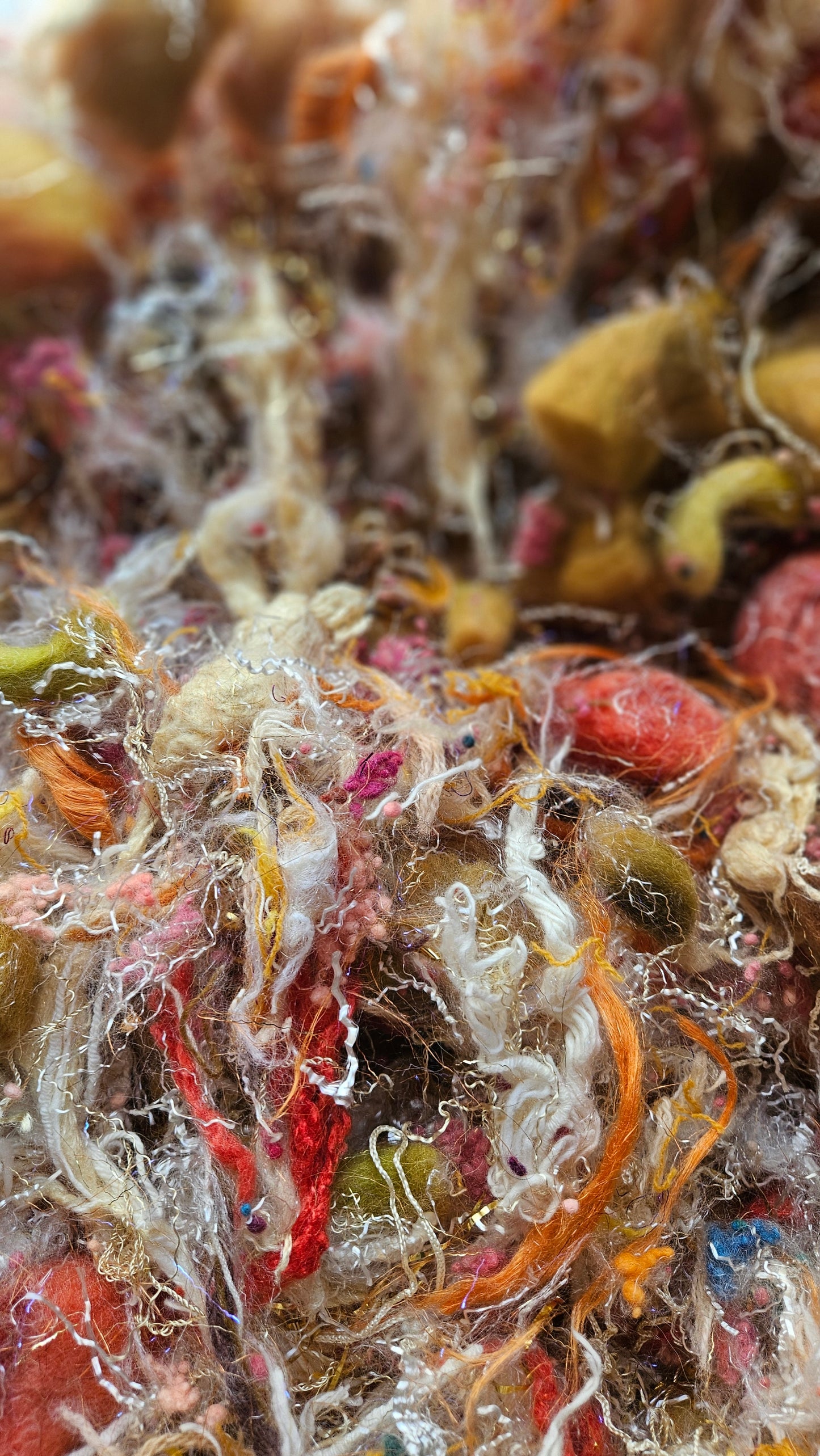 SUMMER Alphonse Mucha Inspired Fiber Art Texture Blend - 2.5 oz