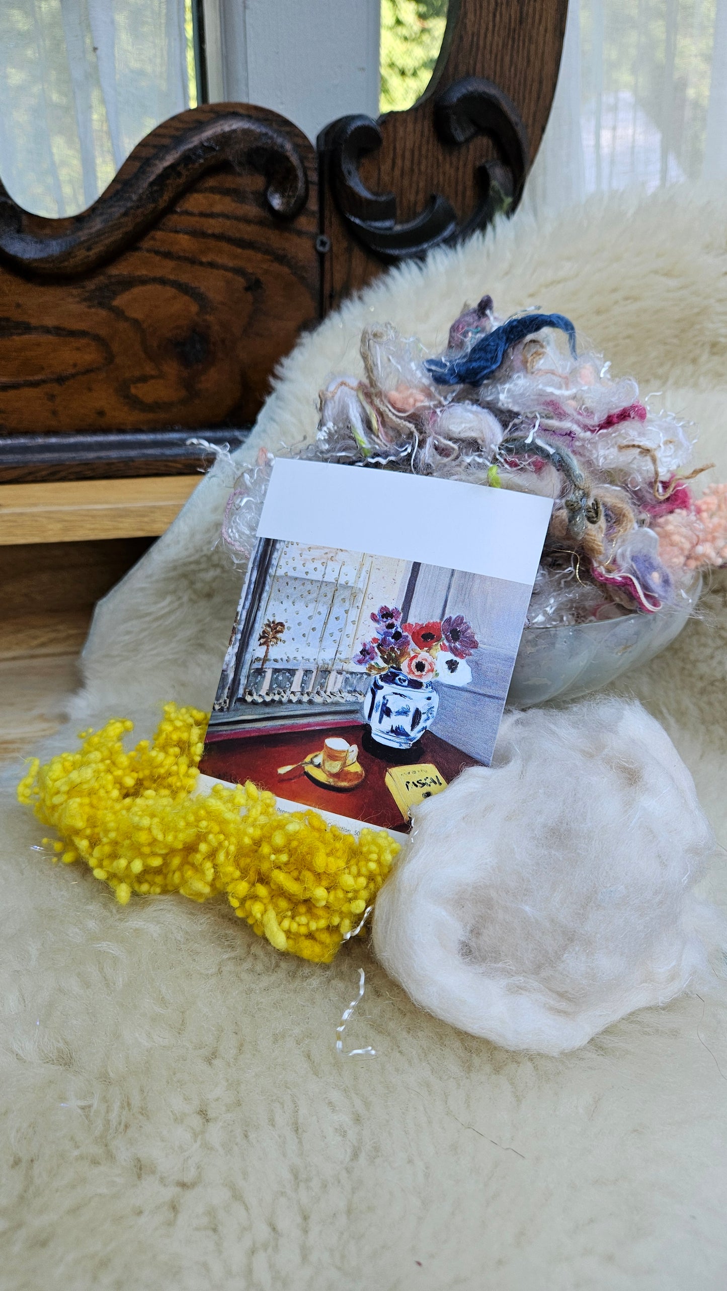 PASCALS PENSEES Matisse Inspired Fiber Art Texture Blend Kit - 2.5 ounces