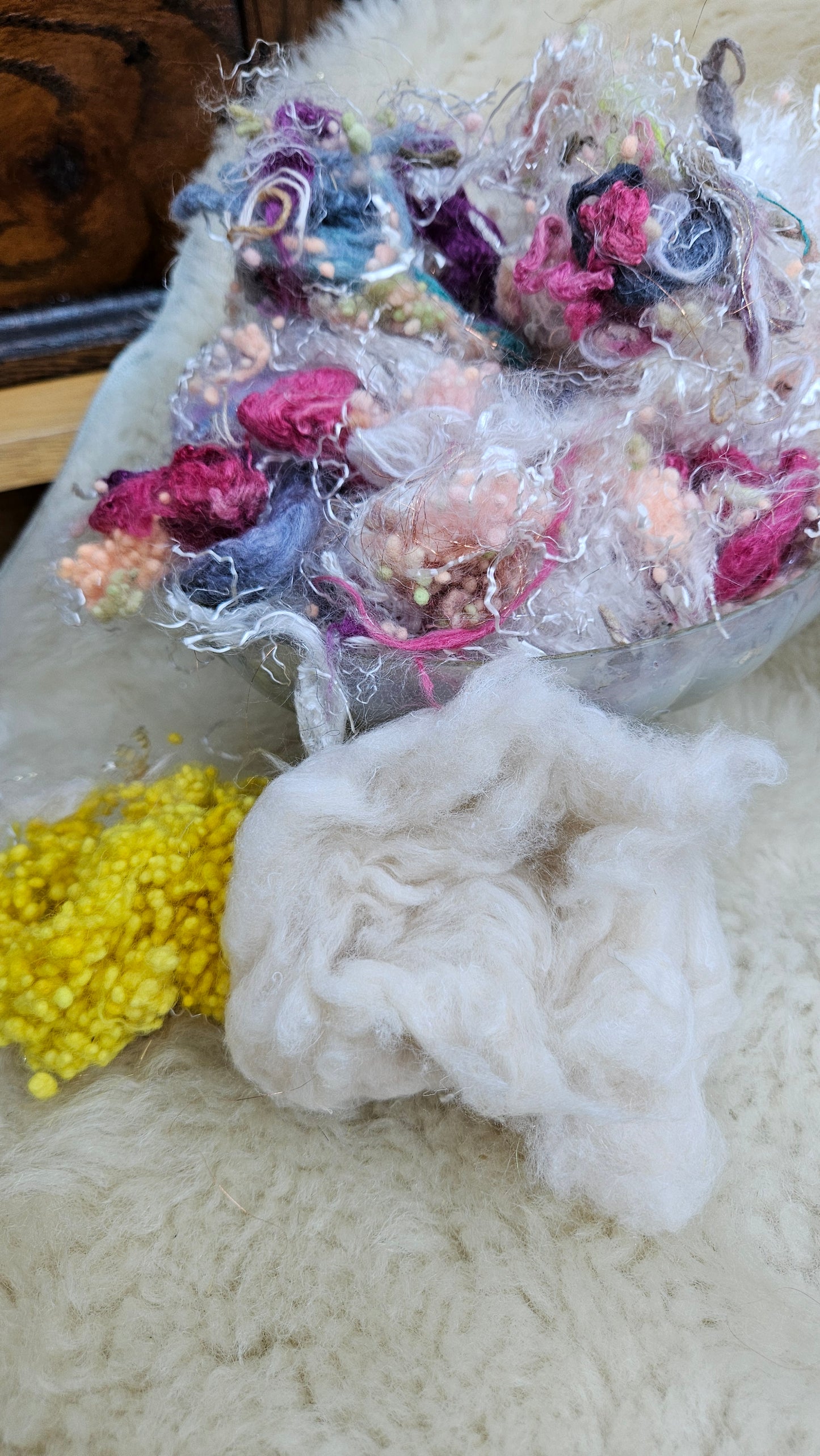 PASCALS PENSEES Matisse Inspired Fiber Art Texture Blend Kit - 2.5 ounces