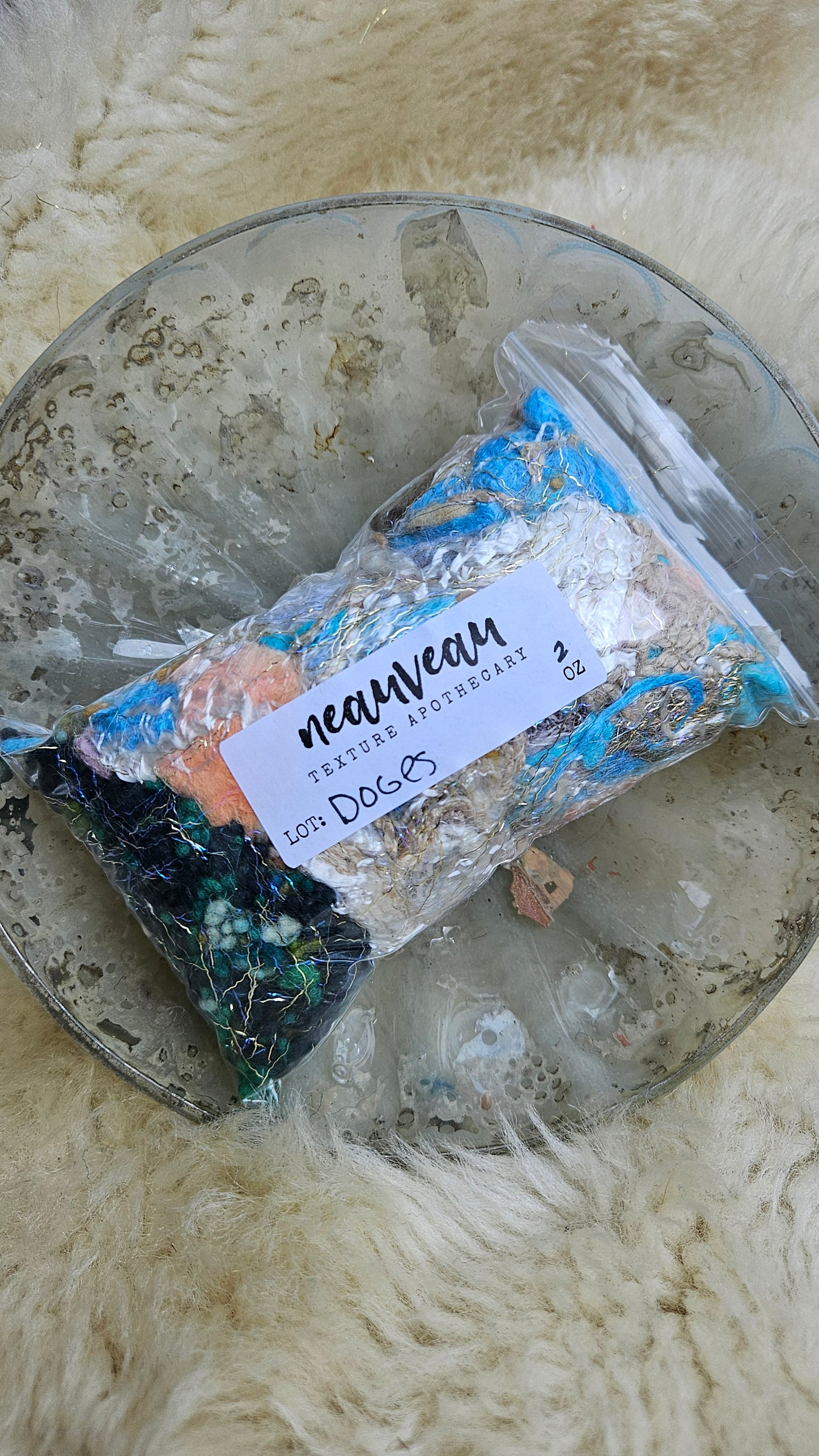 THE DOGES PALACE Renoir Inspired Fiber Art Texture Blend Kit - 2 ounces
