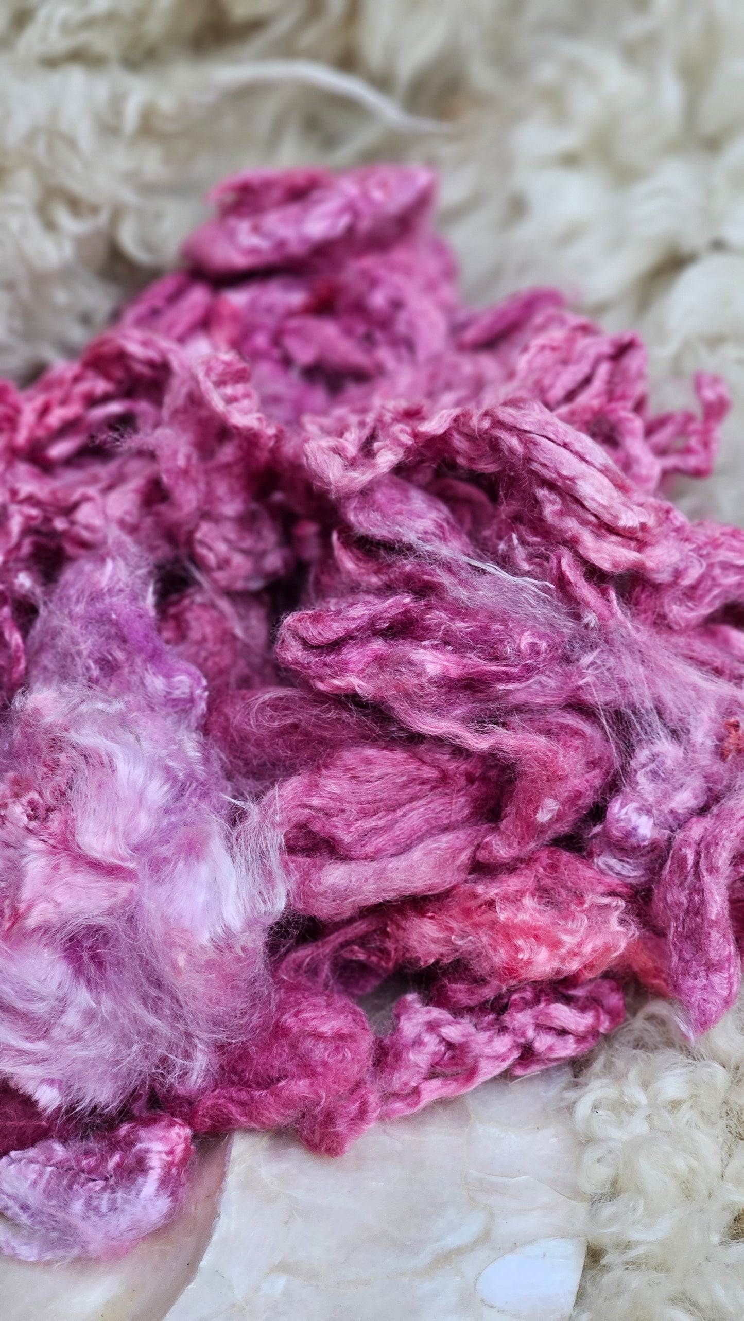 ORMINDO - hand-dyed extra fine wool and silky bamboo dense cloud recycled mill ends - 5 oz | 142 g