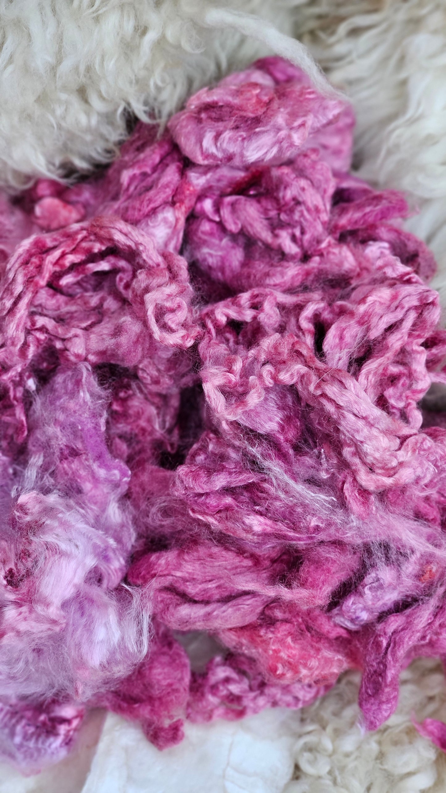 ORMINDO - hand-dyed extra fine wool and silky bamboo dense cloud recycled mill ends - 5 oz | 142 g