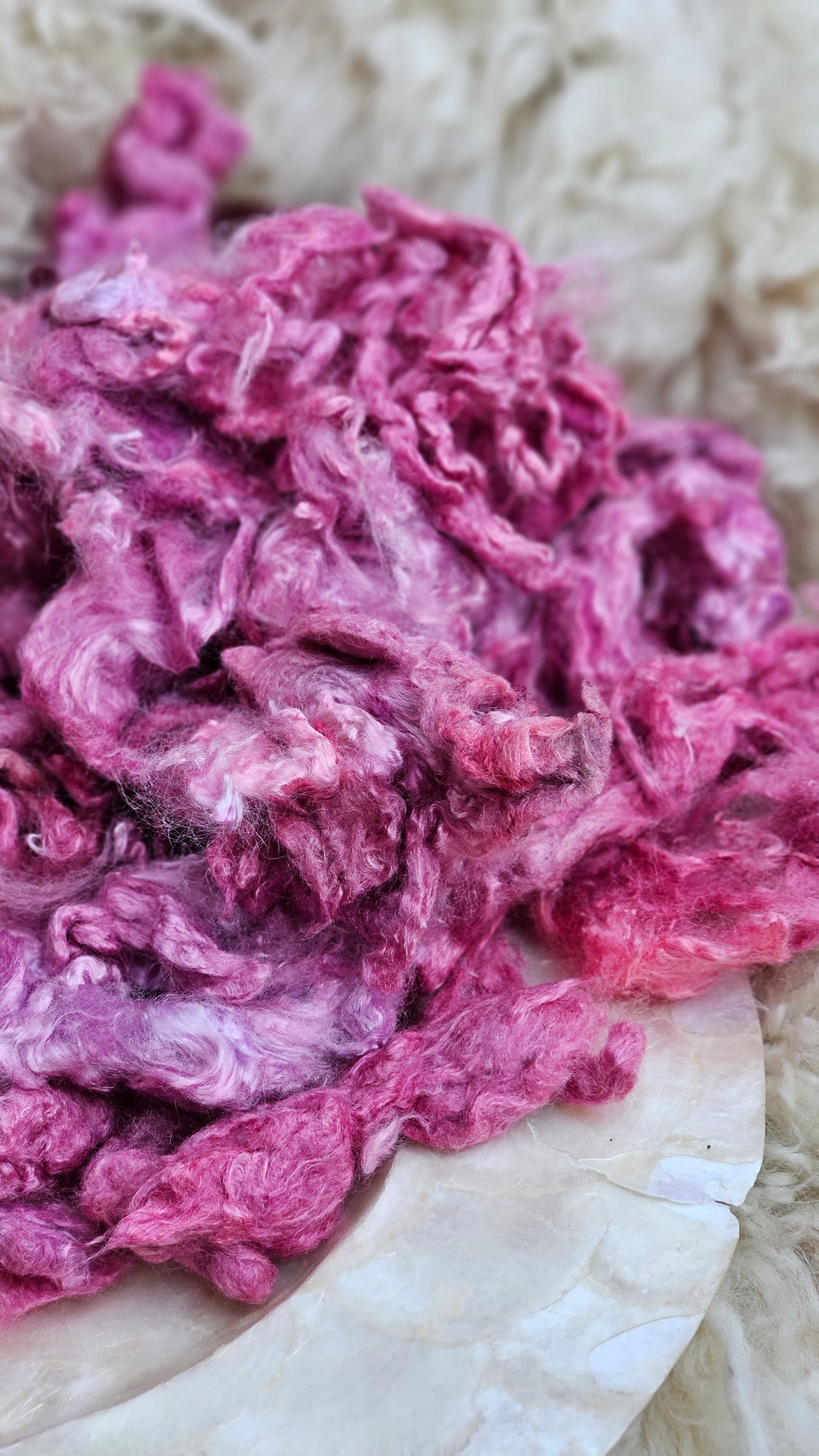 ORMINDO - hand-dyed extra fine wool and silky bamboo dense cloud recycled mill ends - 5 oz | 142 g