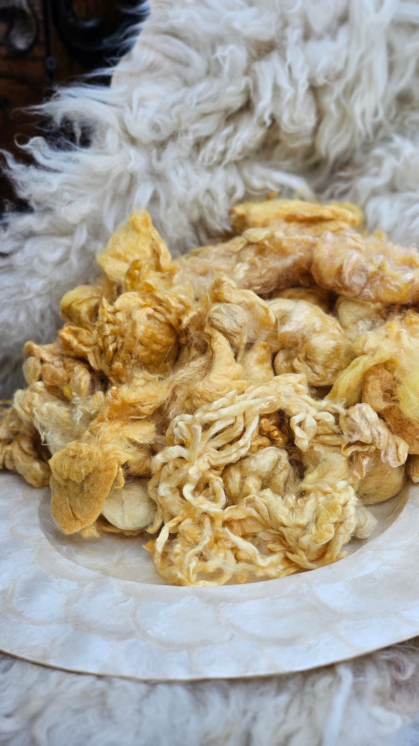 RINALDO - hand-dyed extra fine wool and silky bamboo dense cloud recycled mill ends - 5 oz | 142 g