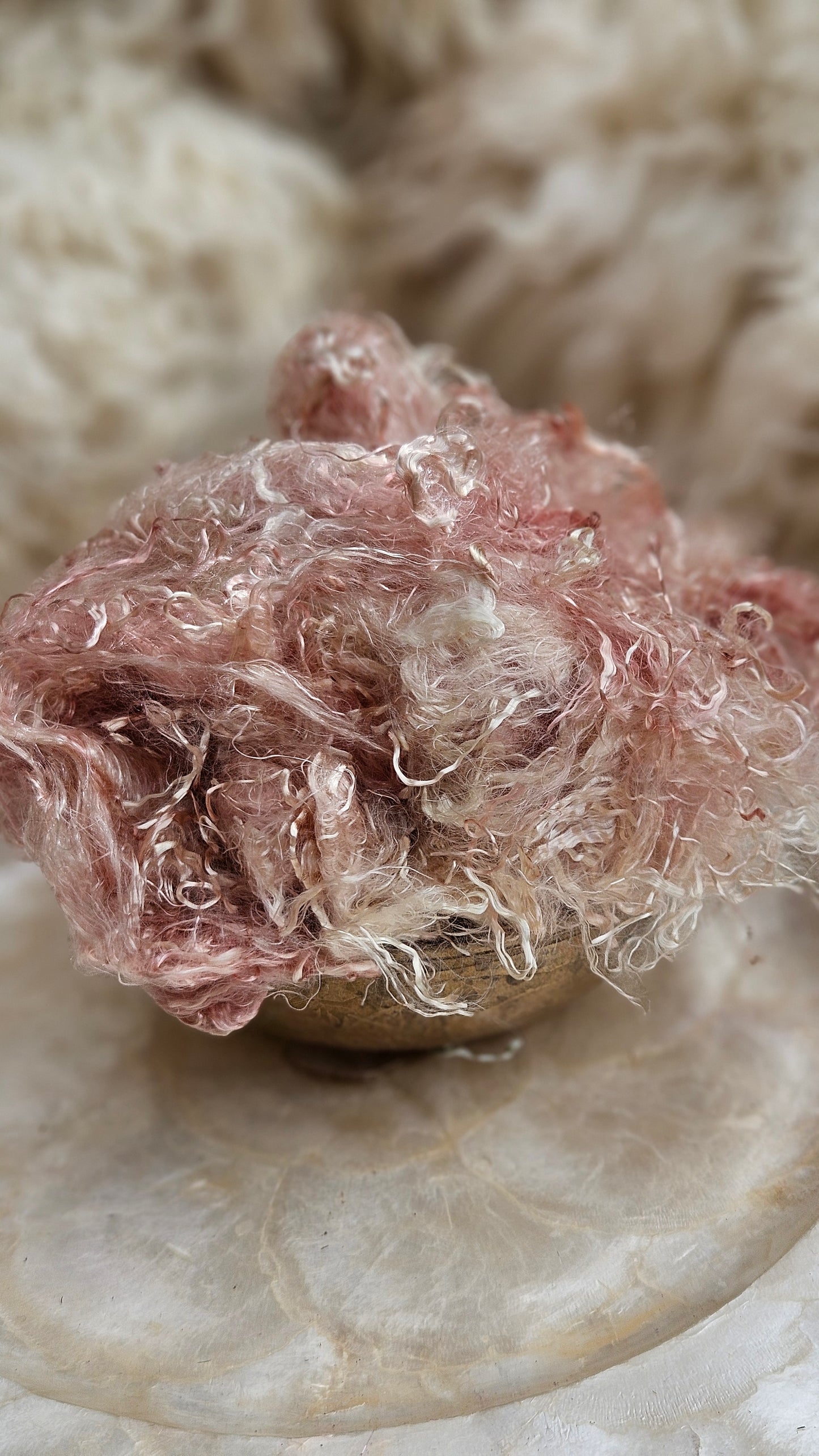 PYRITE - hand-dyed eucalyptus crimp faux-silk for art yarn embellishing, fiber blending, felting, and papermaking - 2 oz | 57 g