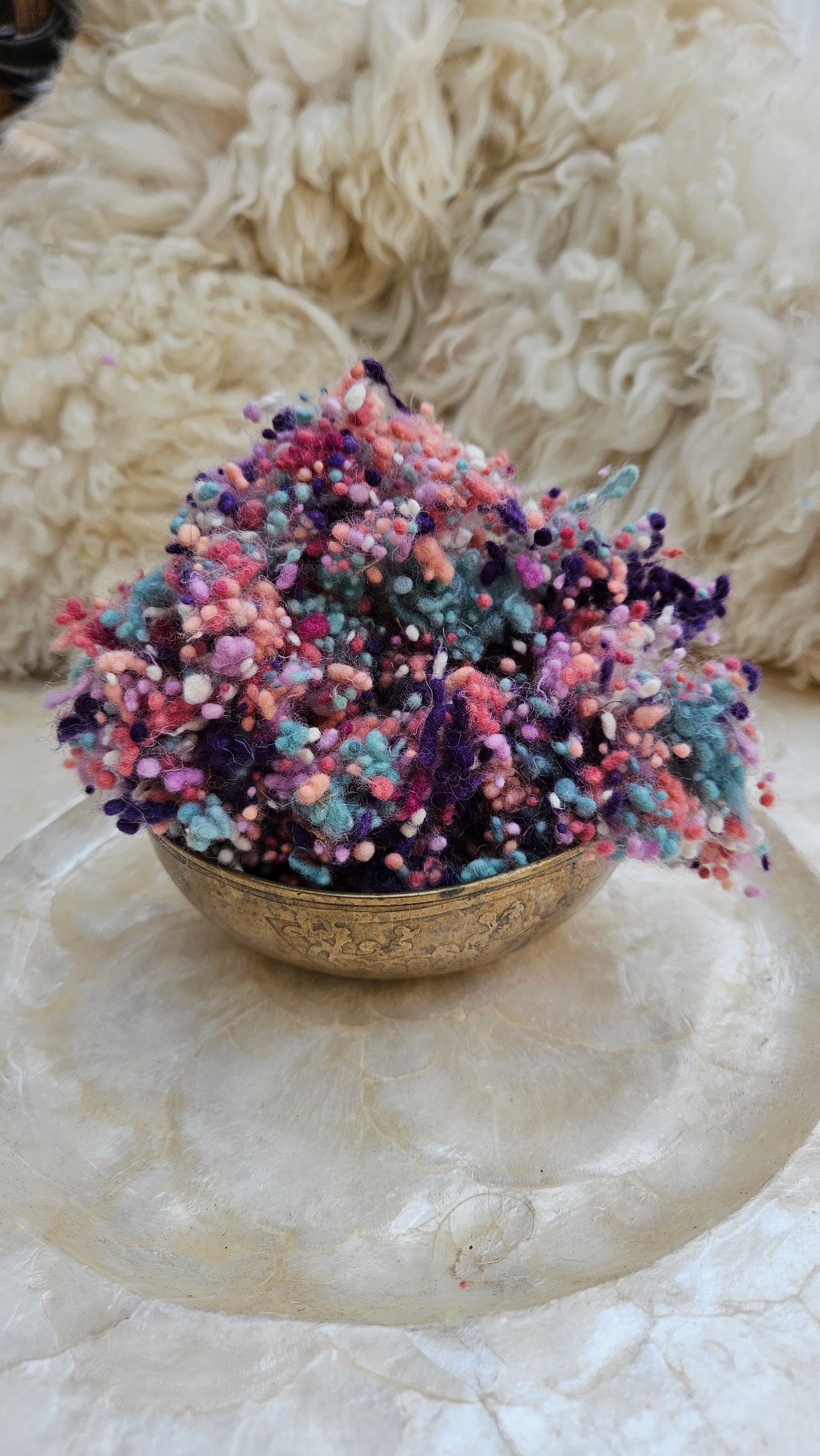 CORDOBA Dyed Fine Wool Nepps - 1 ounce