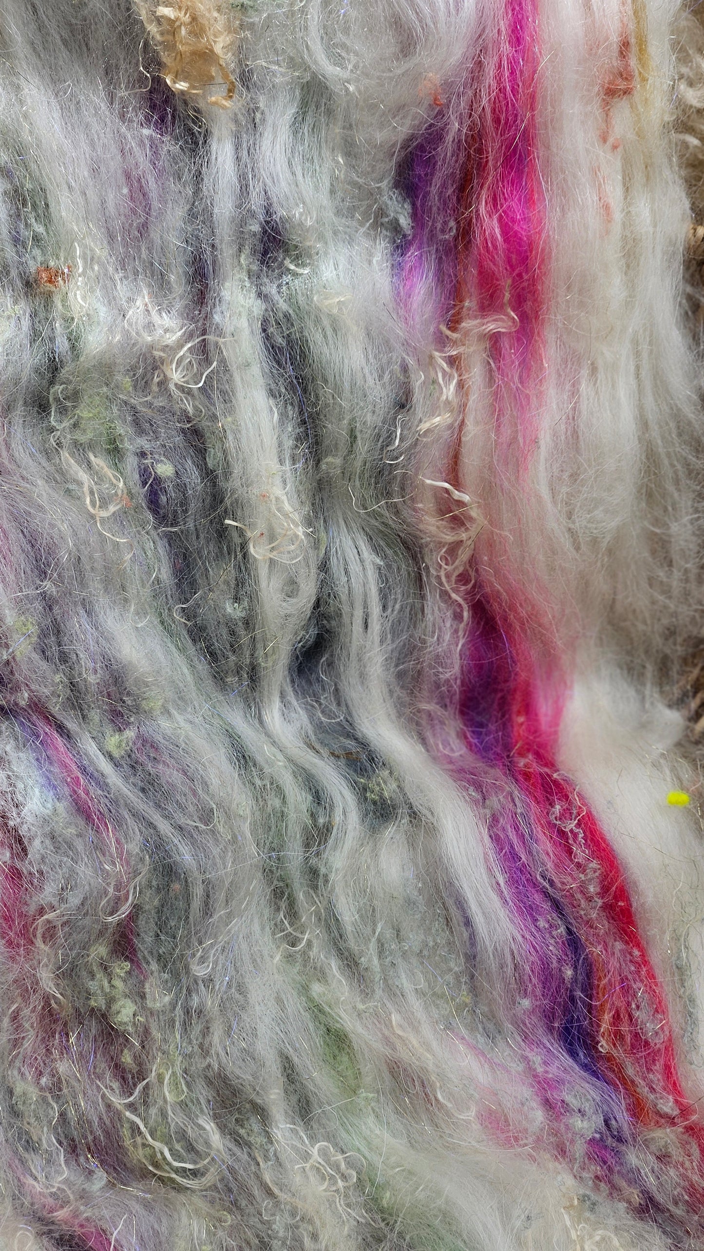 ART BATT 008 - Baroque Inspired Mohair and Texture Art Batt - 4.3 oz |