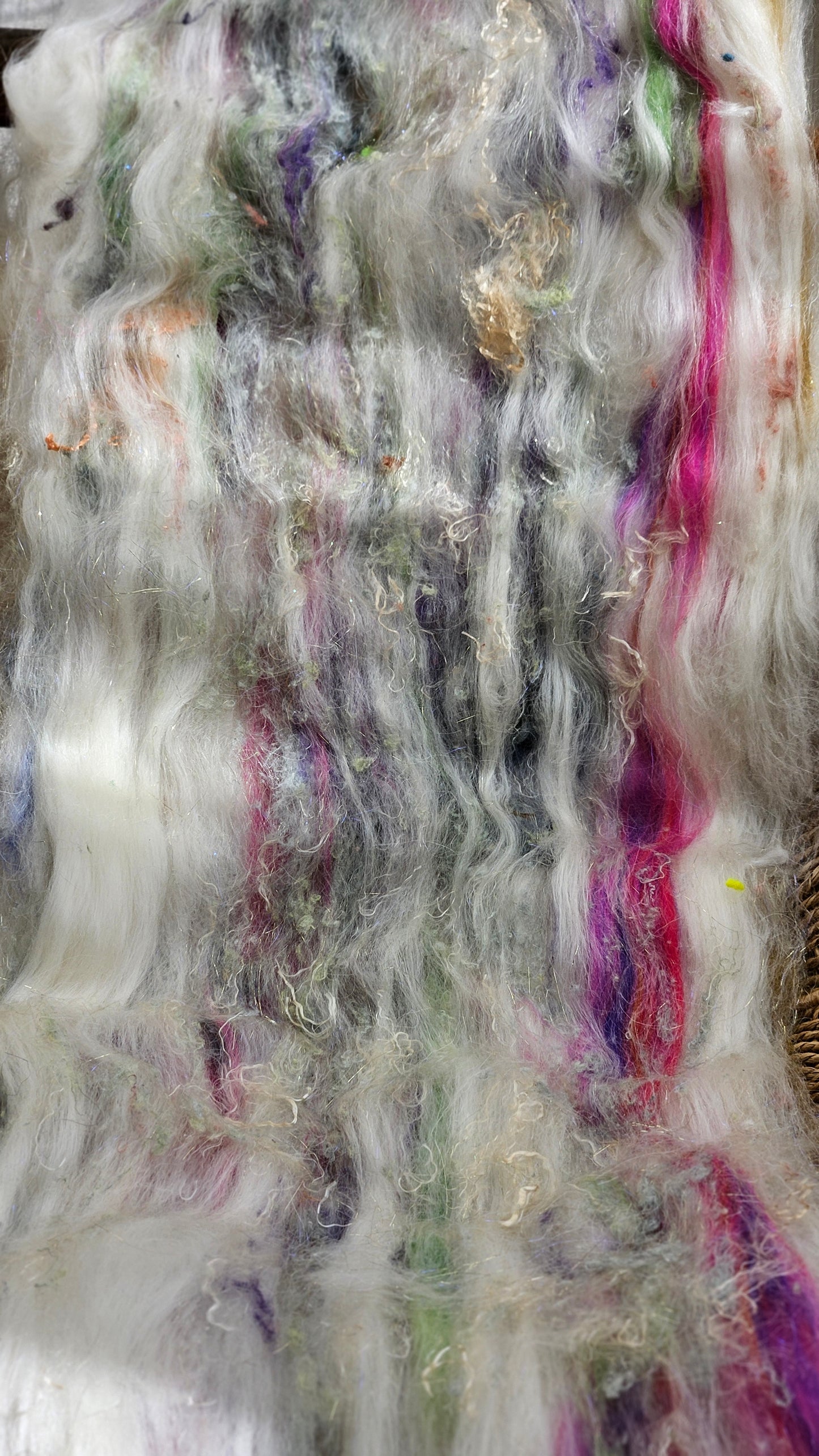 ART BATT 008 - Baroque Inspired Mohair and Texture Art Batt - 4.3 oz |