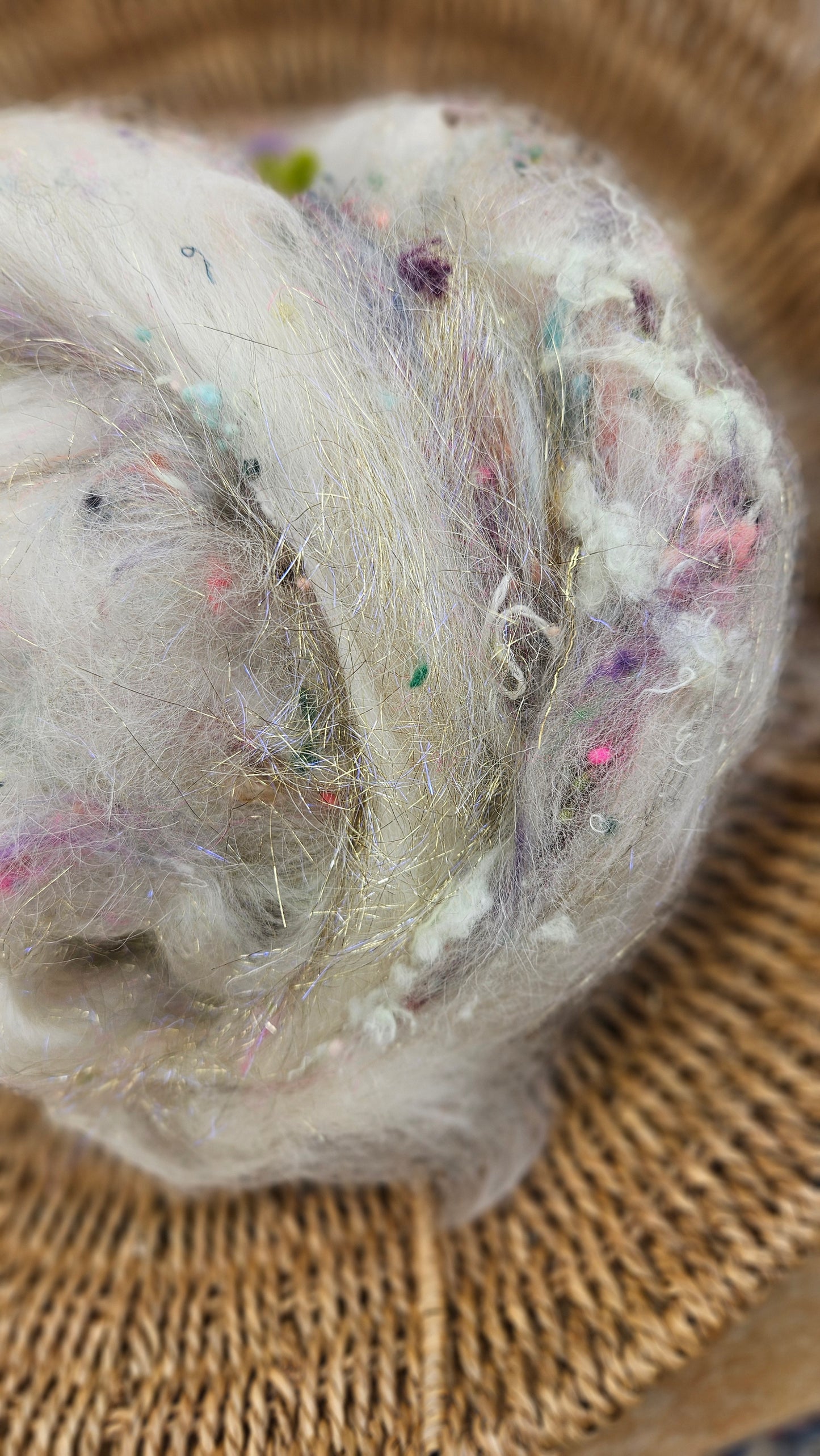ART BATT 015 - Baroque Inspired Mohair and Texture Art Batt - 3.4 oz |