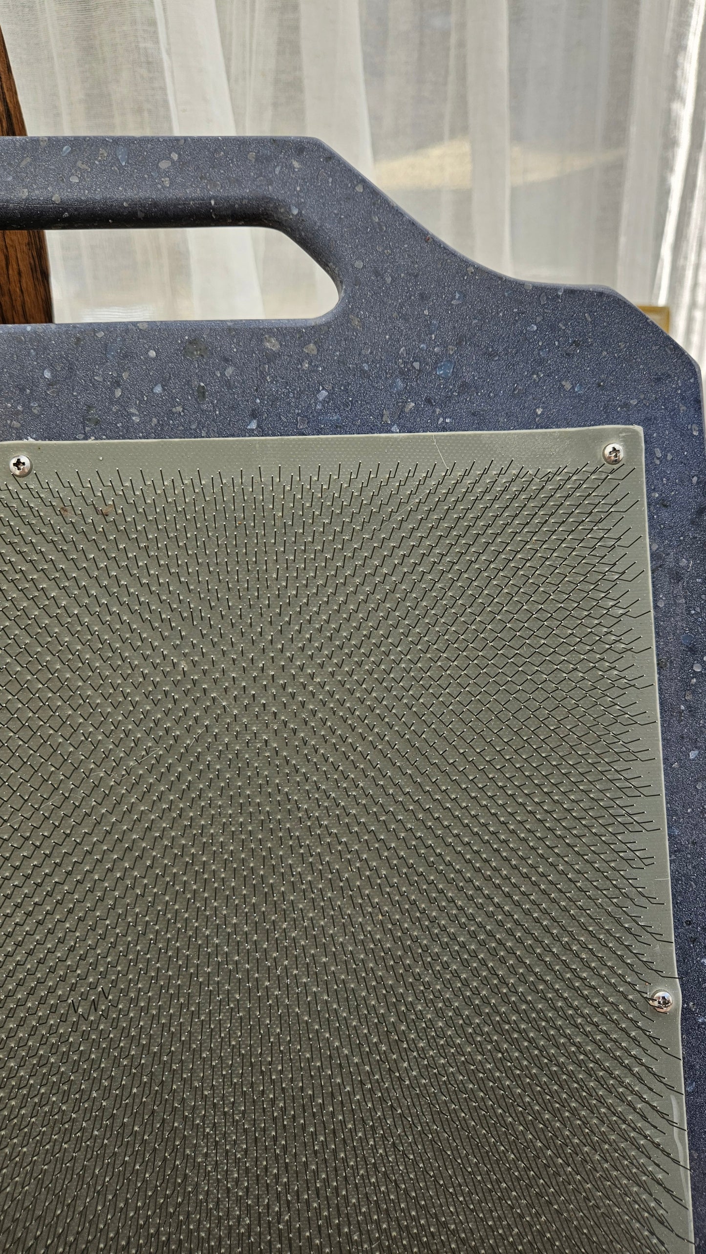 BLENDING BOARD - handcrafted Corian 72 TPI 12x12 blending board for blending fibers into batts and rolags - X-Large | 12NVY