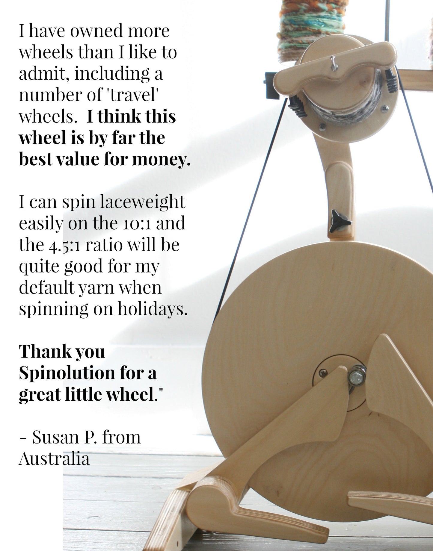 SpinOlution Pollywog Spinning Wheel