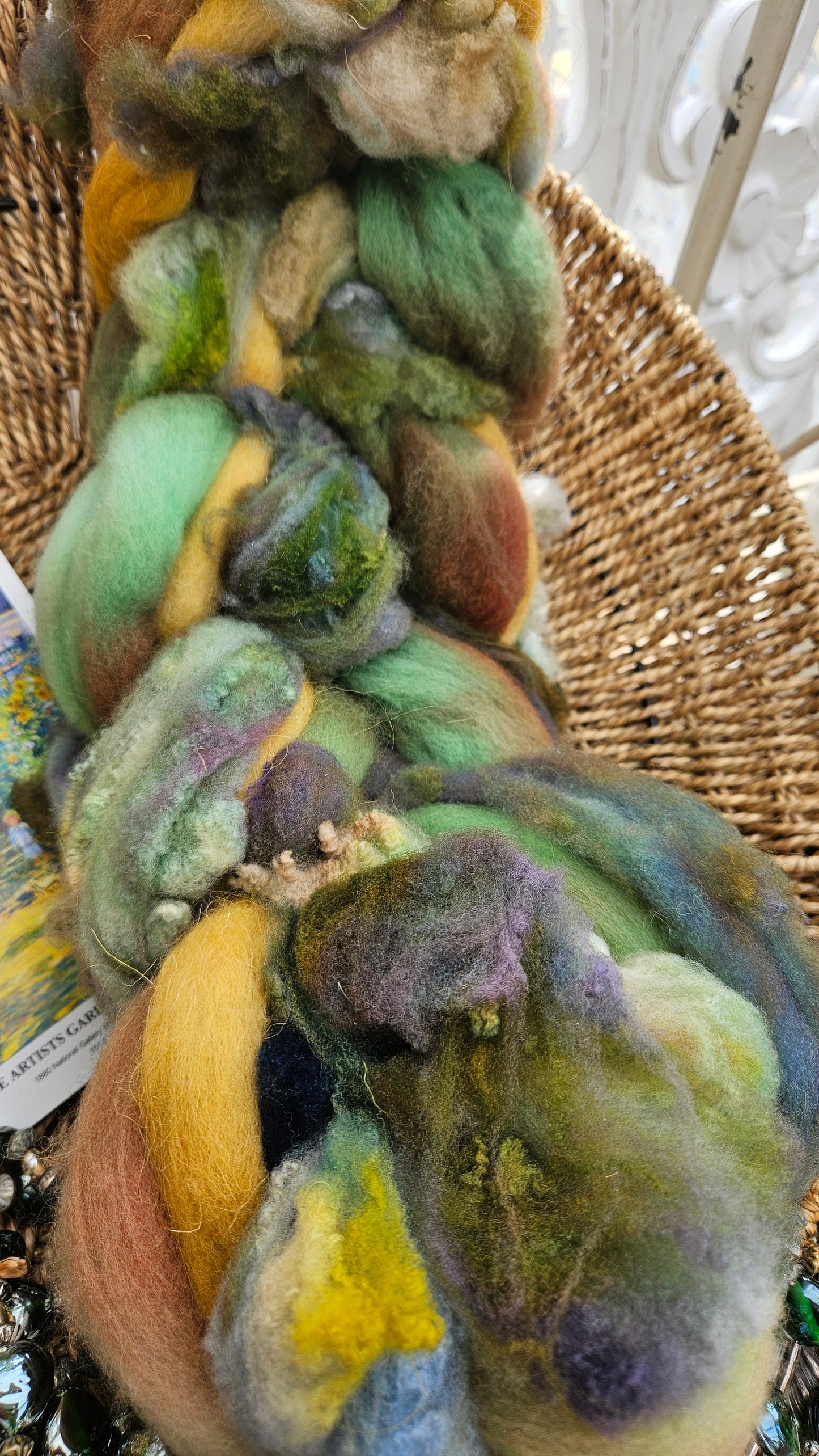 Monet Inspired Signature Art Roving - The Artists Garden 102 - 3.9 oz