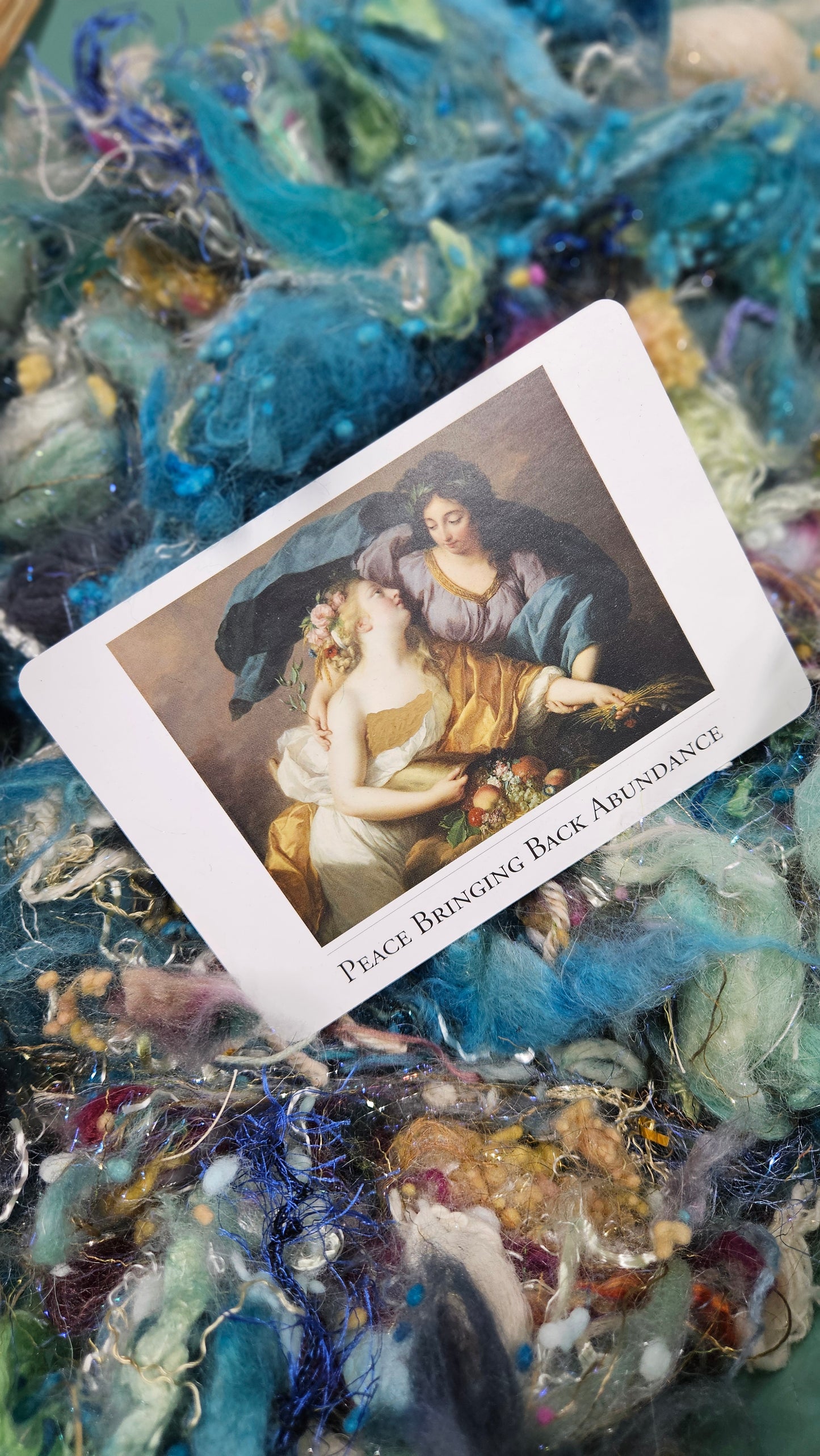 Peace Bringing Back Abundance - Louvre Fiber Art Texture Blend 3 ounces