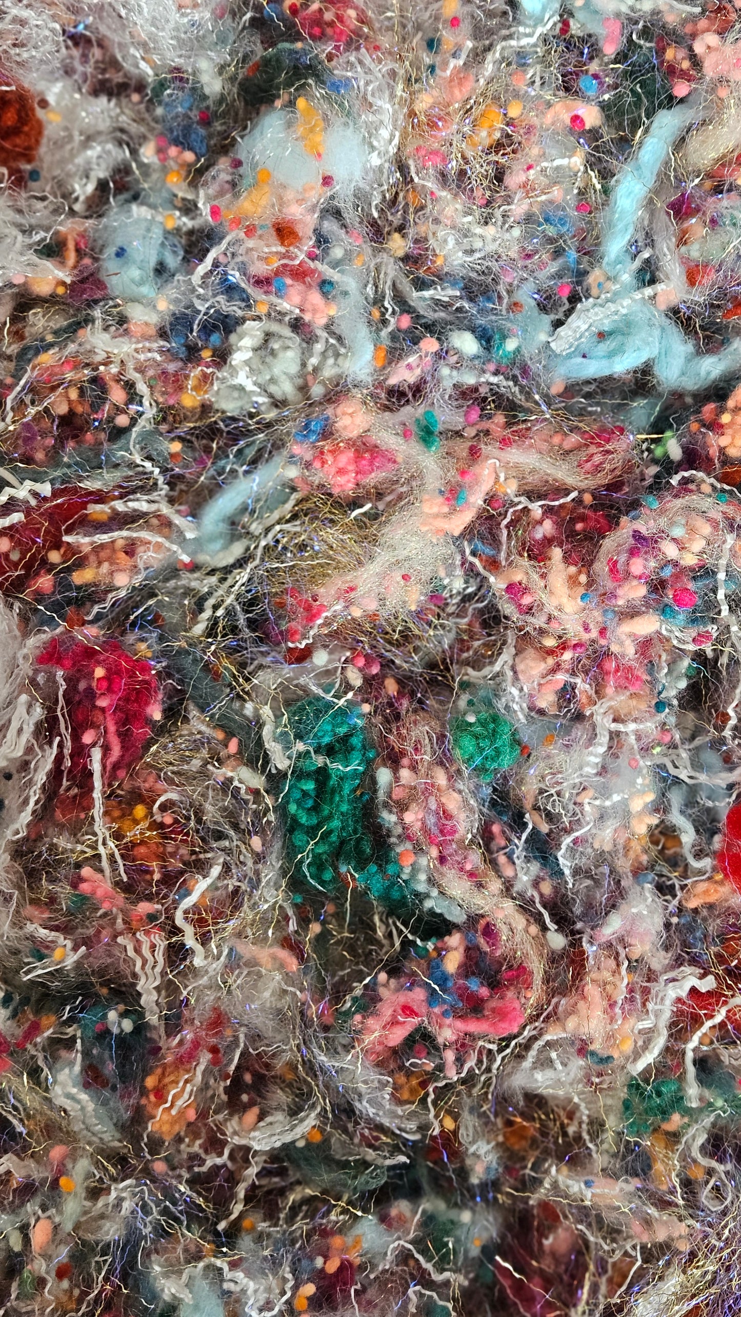 VIEW OF COLLIOURE Matisse Inspired Fiber Art Texture Eucalyptus Crimp Blend - 2.5 ounces