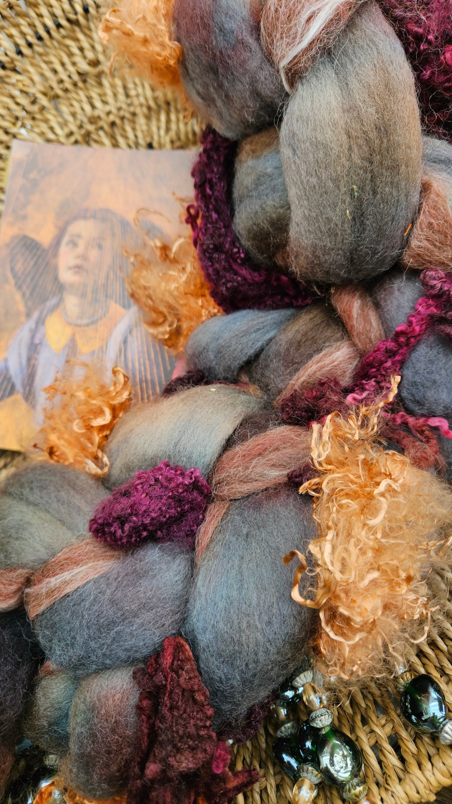 Botticelli Inspired Signature Art Roving - Coronation of Mary Collection 102 - 4.4 oz