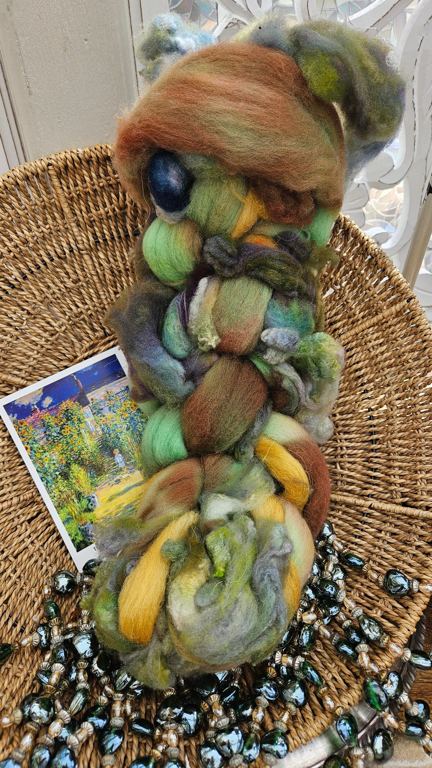 Monet Inspired Signature Art Roving - The Artists Garden 102 - 3.9 oz
