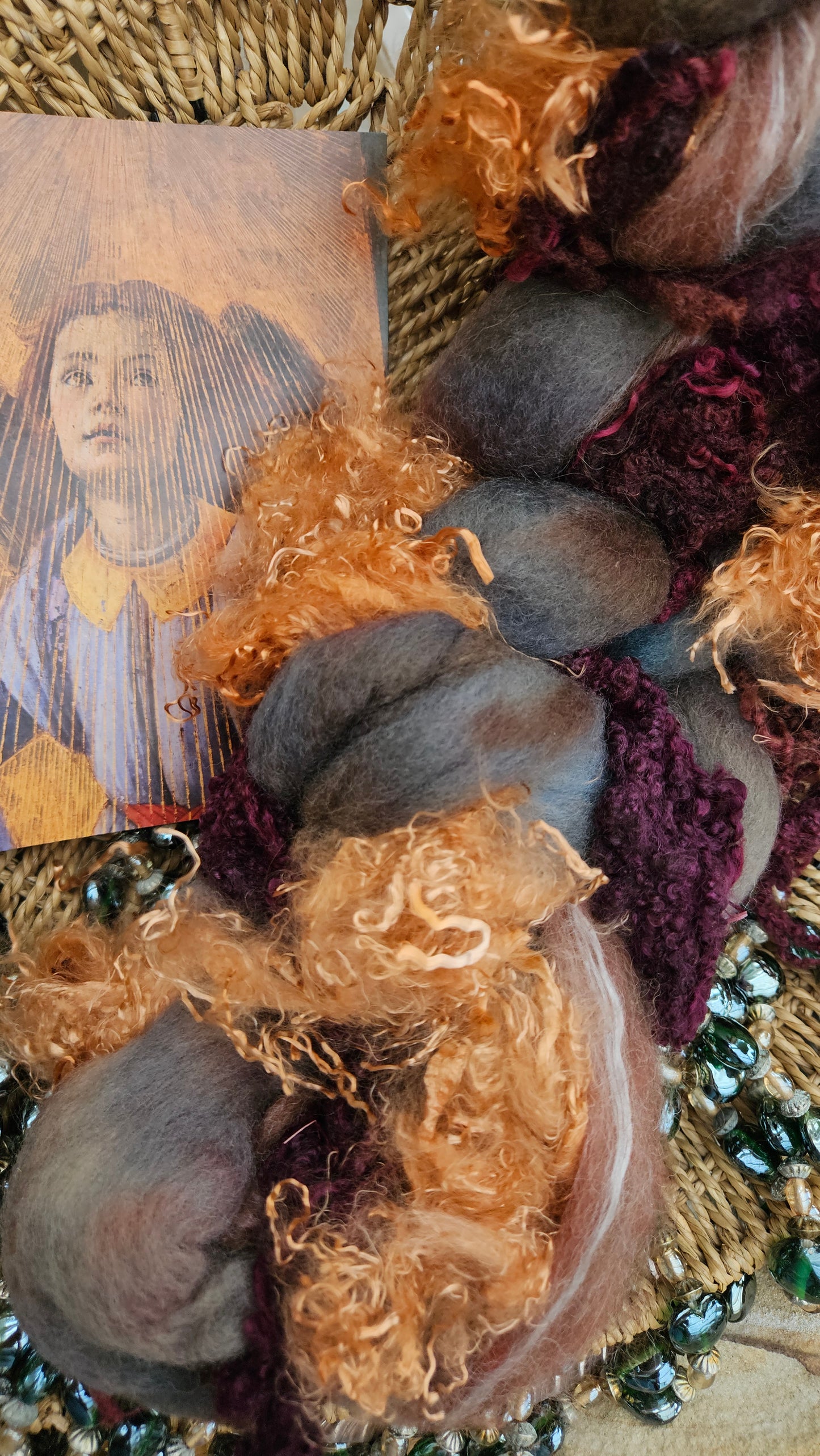 Botticelli Inspired Signature Art Roving - Coronation of Mary Collection 102 - 4.4 oz